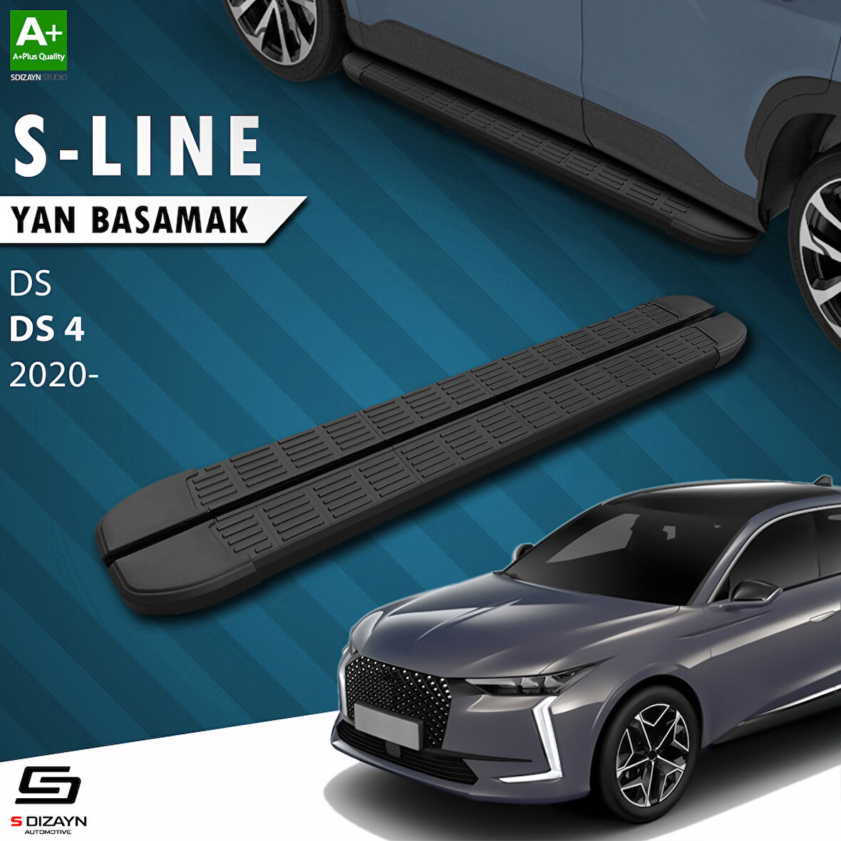 S-Dizayn DS DS 4 S-Line Siyah Yan Basamak 183 Cm 2020 Üzeri A+ Kalite