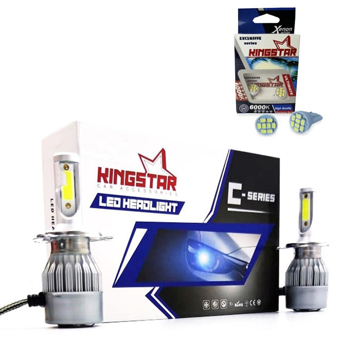 KINGSTAR ZENON, H3 C SERİSİ LED XENON FAR, GARANTİLİ