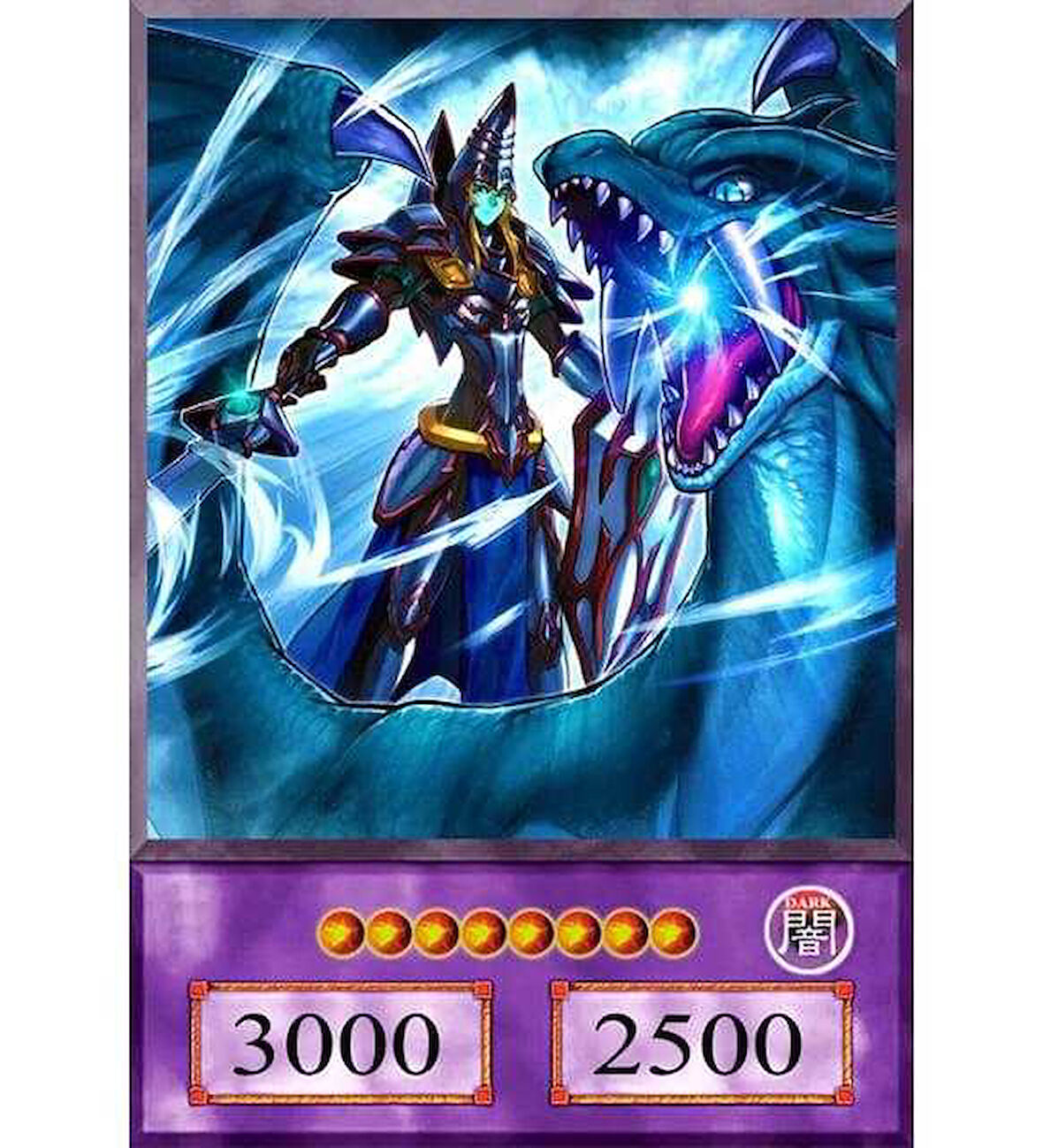 Yugioh Dark Magician The Dragon Knight Anime Kart