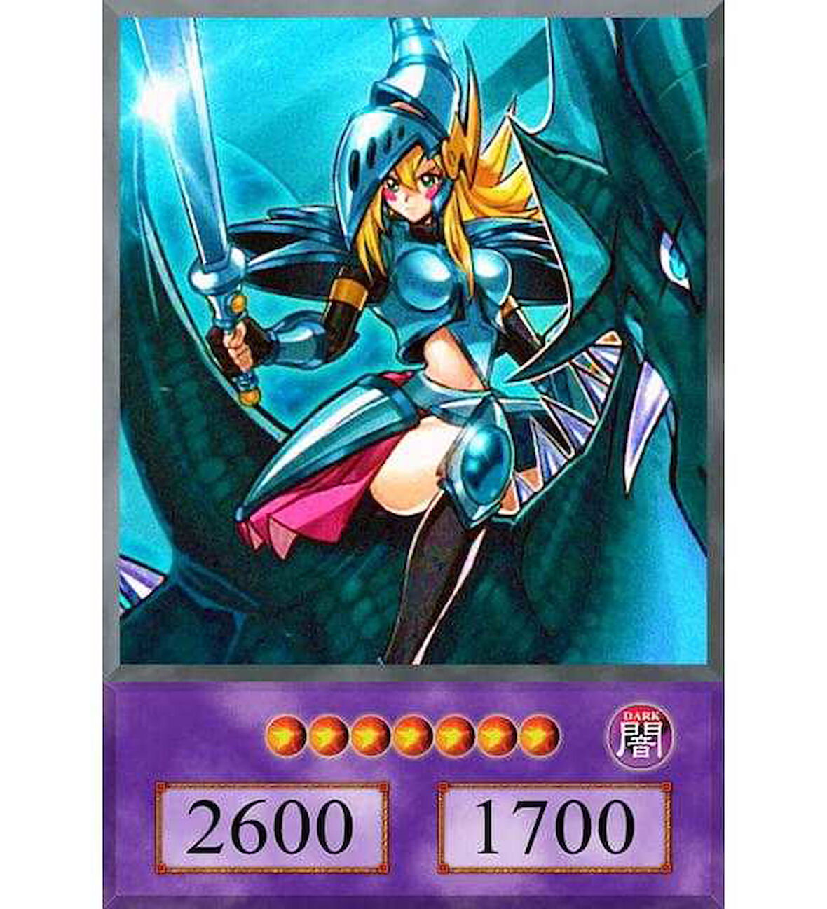 Yugioh Dark Magician Girl The Dragon Knight Anime Kart