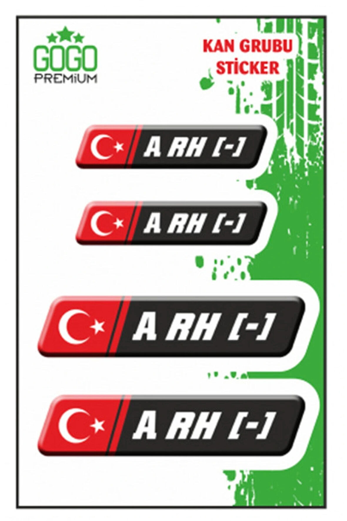 Kan Grubu Sticker Ab Rh Uyumlu