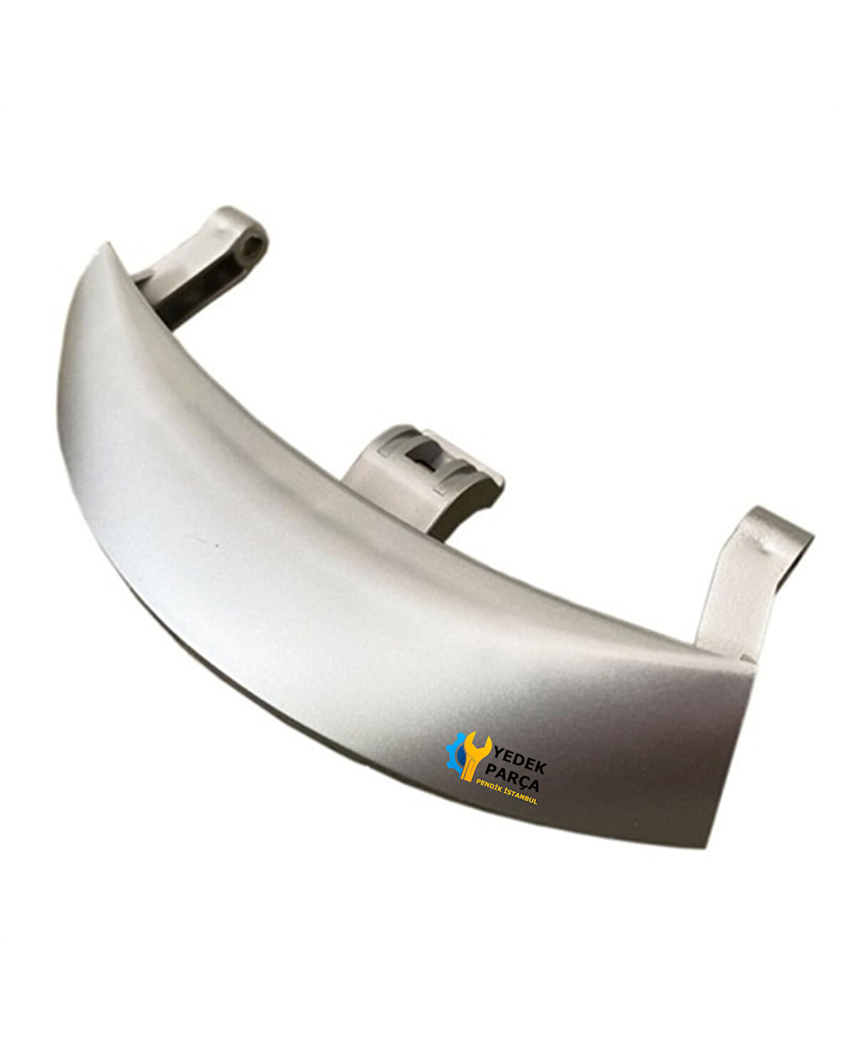 Vestel Uyumlu CMHXXL9412TGE Çamaşır Makinesi Kapak Kapı Açma Mandalı Tutamak GRİ