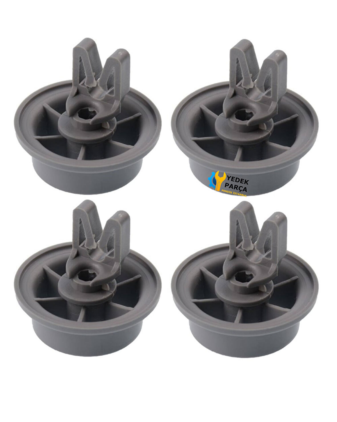 Bosch Uyumlu SMI6322G Bulaşık Makinesi Sepet Tekerleği ALT Teker 4 Adet