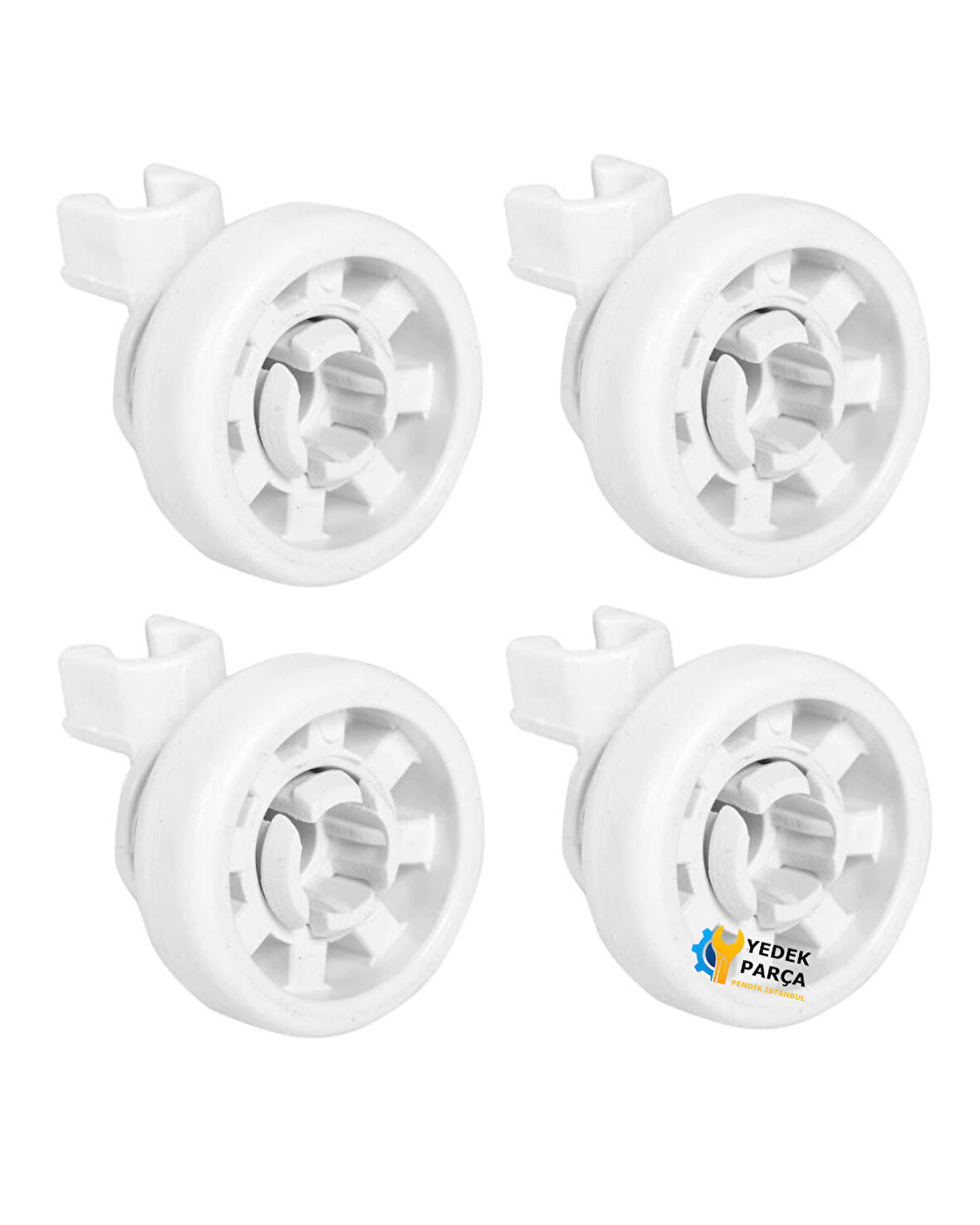 Bosch Uyumlu SMS9122 Bulaşık Makinesi Sepet Tekerleği ÜST Teker 4 Adet