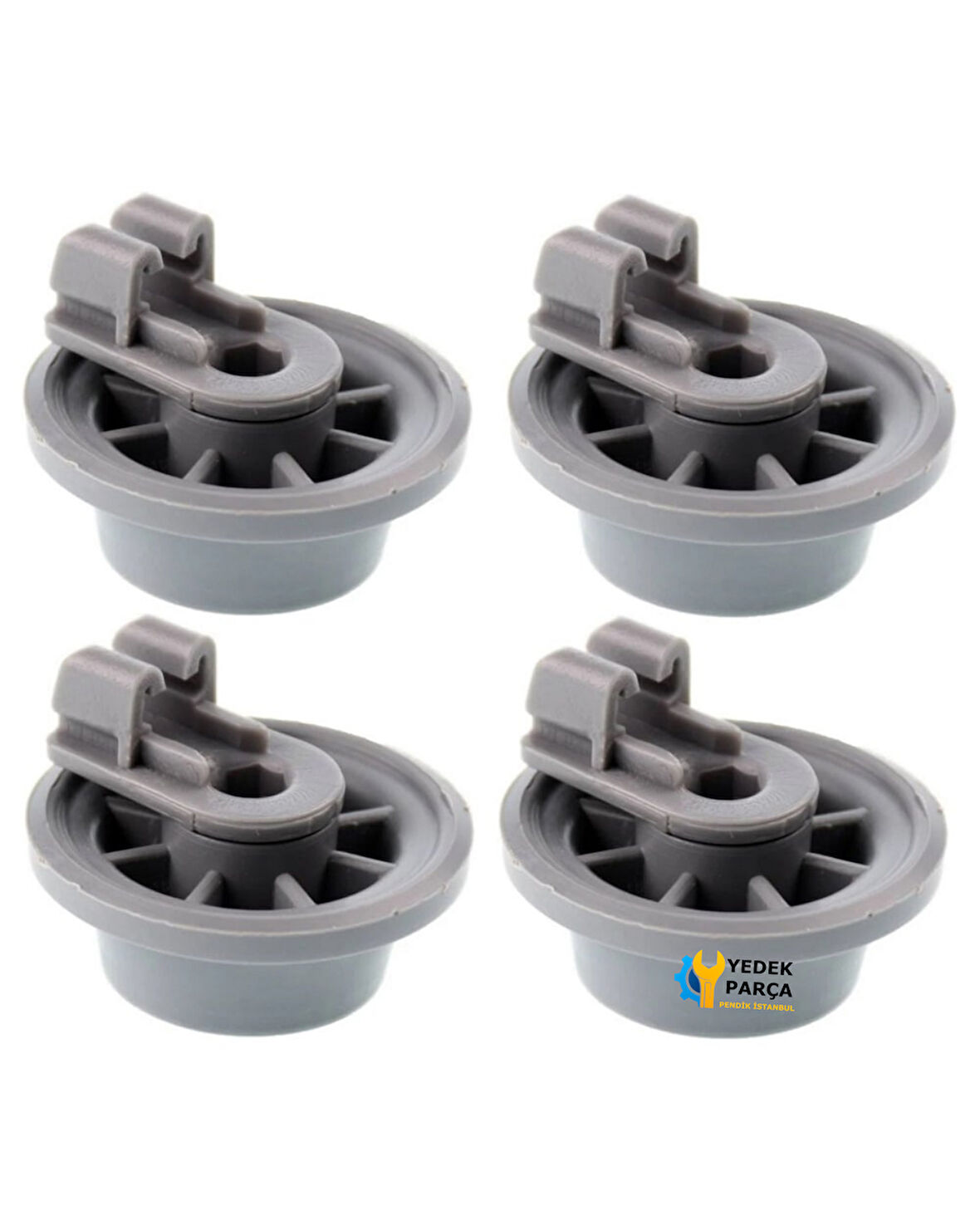Bosch Uyumlu SBI63M05EU Bulaşık Makinesi Sepet Tekerleği ALT Teker 4 Adet