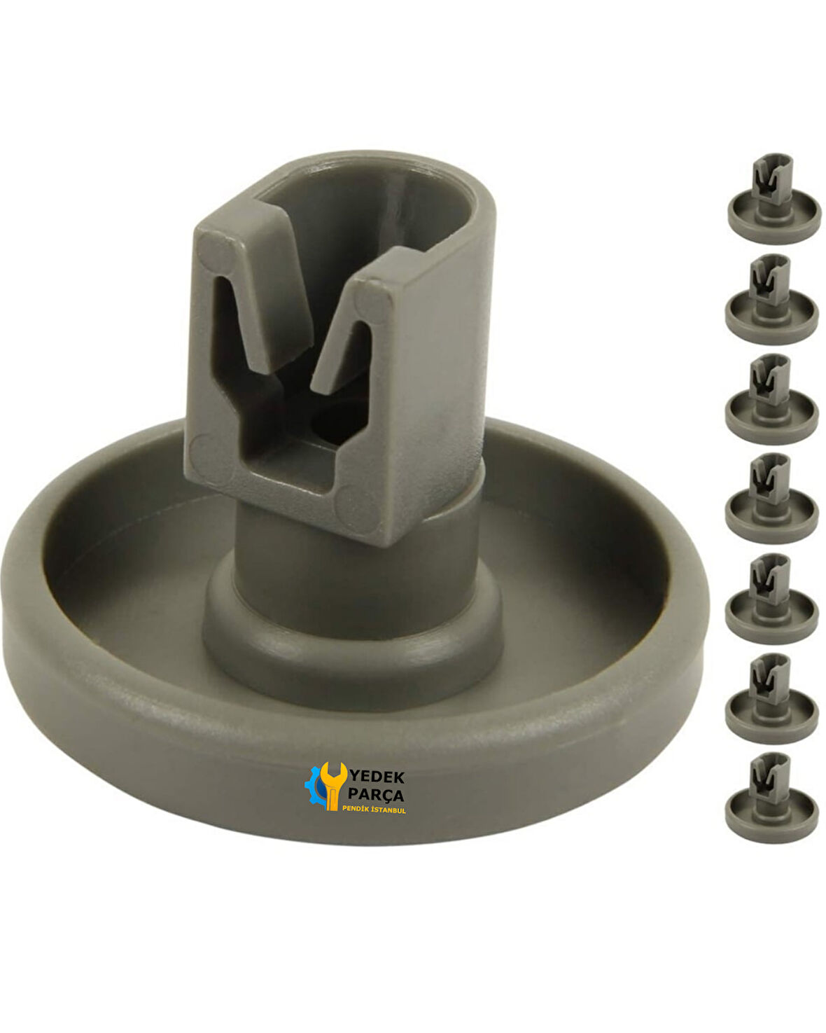 Zanker Uyumlu ZKI1410X Bulaşık Makinesi ALT Sepet Tekerleği 8 Adet