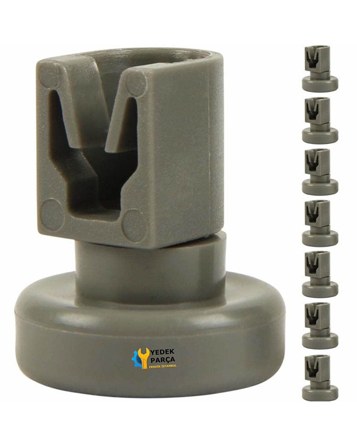 Zanker Uyumlu ZKS5650IL Bulaşık Makinesi ÜST Sepet Tekerleği 8 Adet