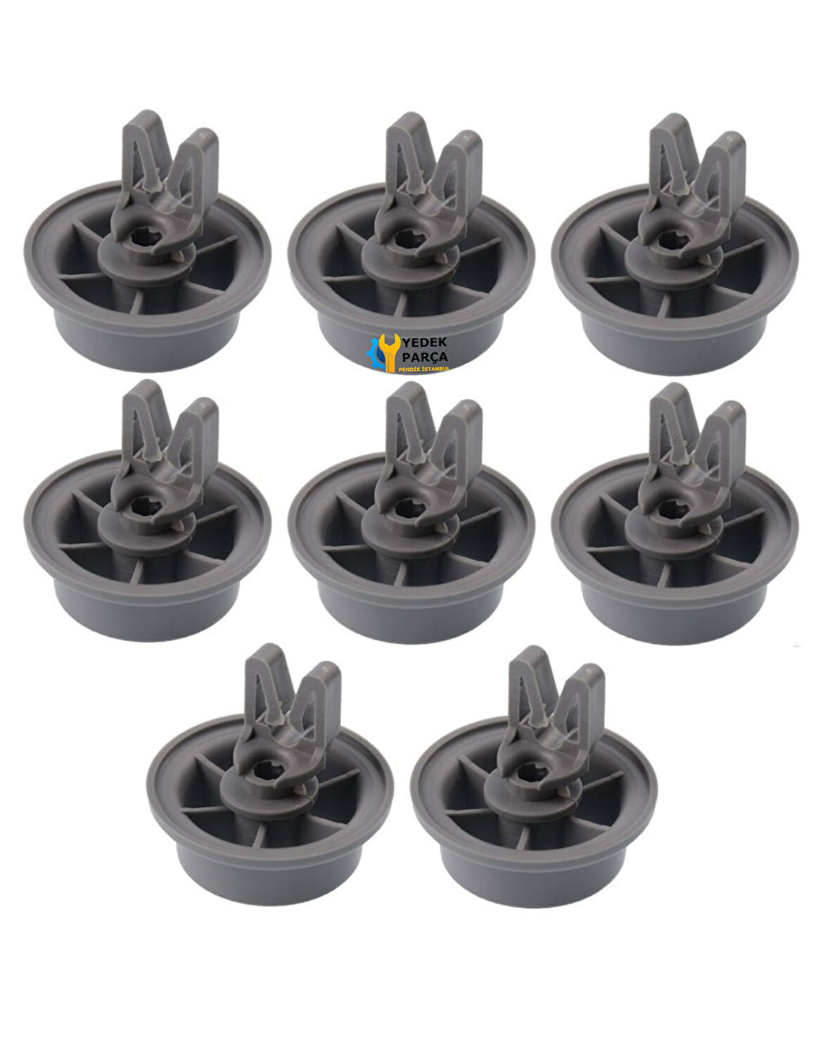 Arçelik Uyumlu Bulaşık Makinesi Sepet Tekerleği ALT Teker 8 Adet