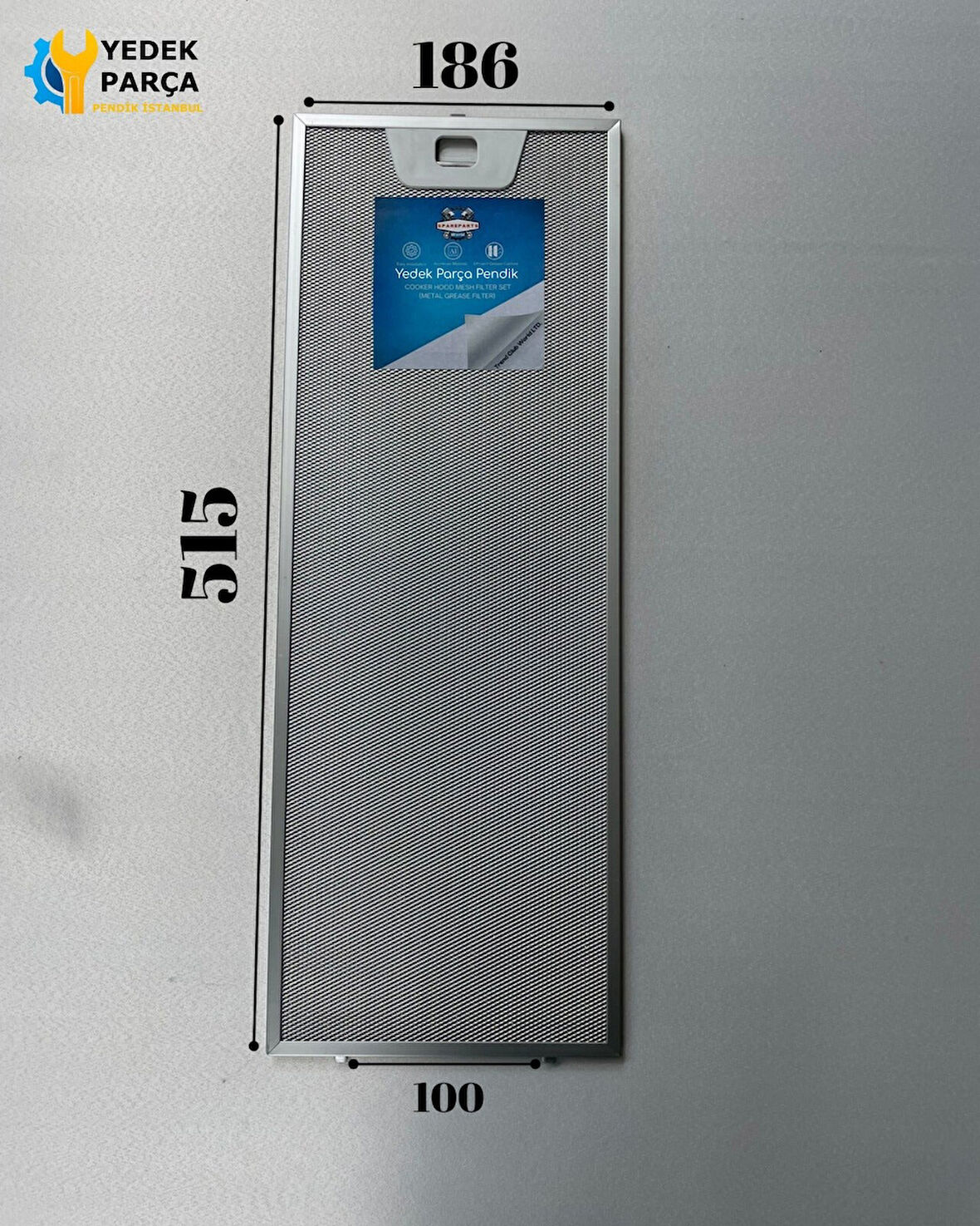Bosch Uyumlu DHI642FTR Davlumbaz Metal Yağ Filtresi