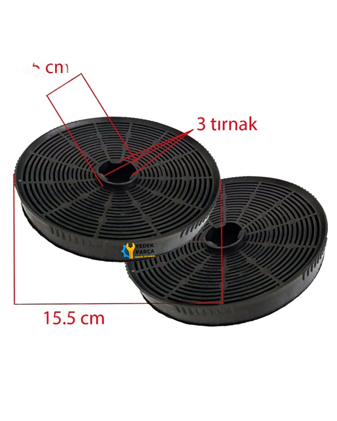 Termikel Uyumlu 3108 Caspia YeniSeri Davlumbaz Aspiratör Karbon Filtresi