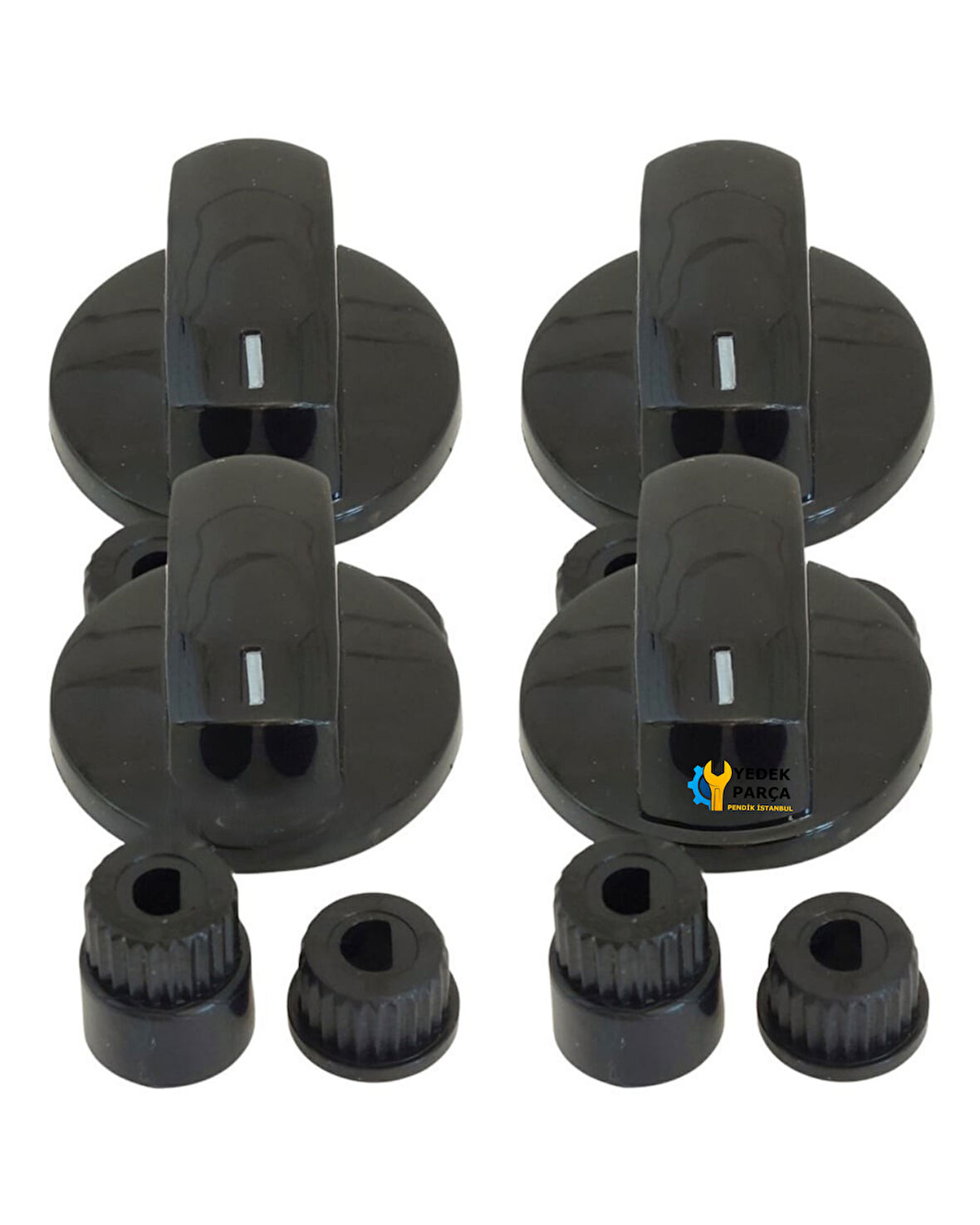 Roehler Düğme 4 lü Takımı Ankastre Set Üstü Ocak Düğmesi