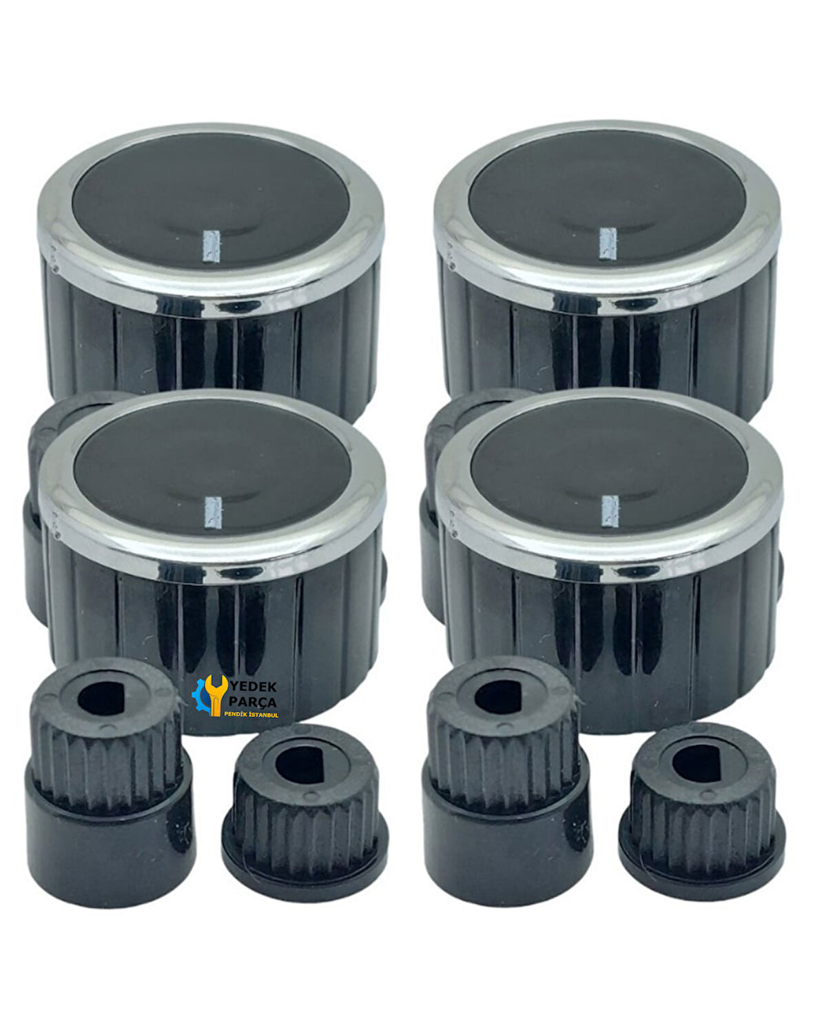 Arçelik Uyumlu Düğme 4 lü Takımı Ankastre Set Üstü Ocak Düğmesi