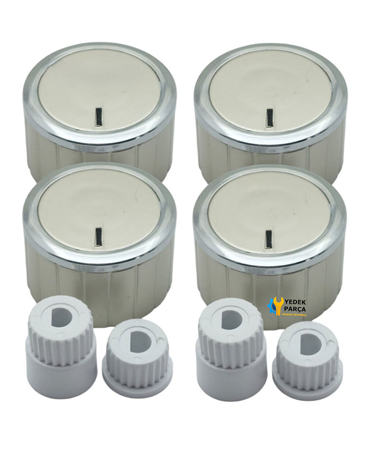 Dominox Uyumlu Düğme 4 lü Takımı Ankastre Set Üstü Ocak Düğmesi