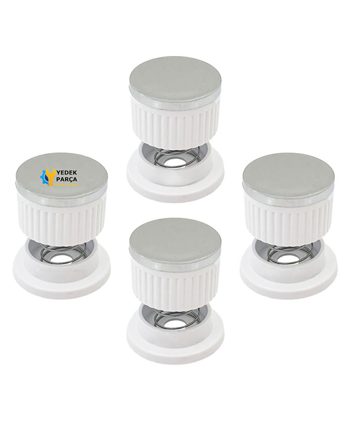 Eskay Düğme 4 lü Takımı Ankastre Set Üstü Ocak Düğmesi Beyaz Yaylı Görselle Eşleştiriniz