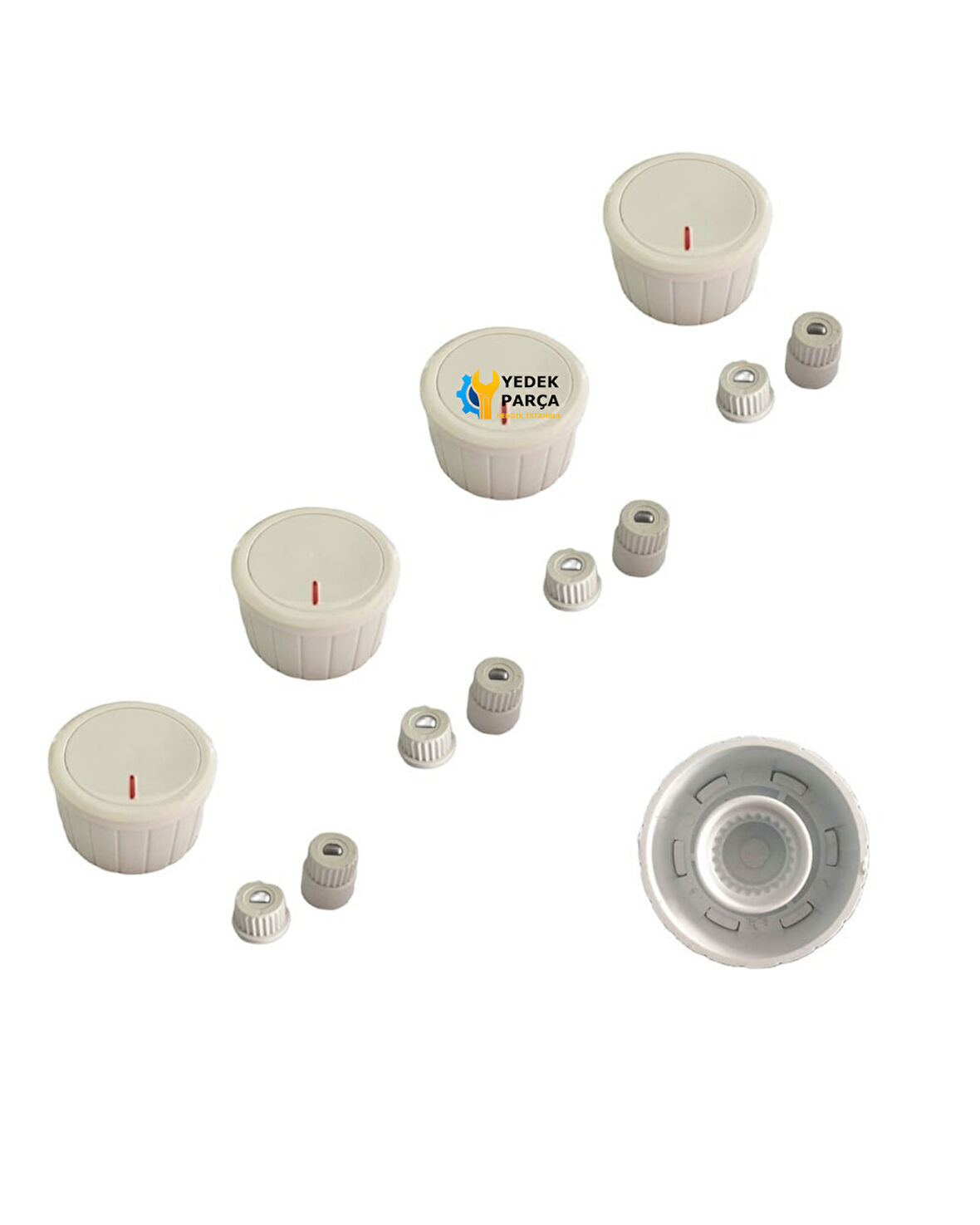 GL General Düğme 4 lü Takımı Ankastre Set Üstü Ocak Düğmesi