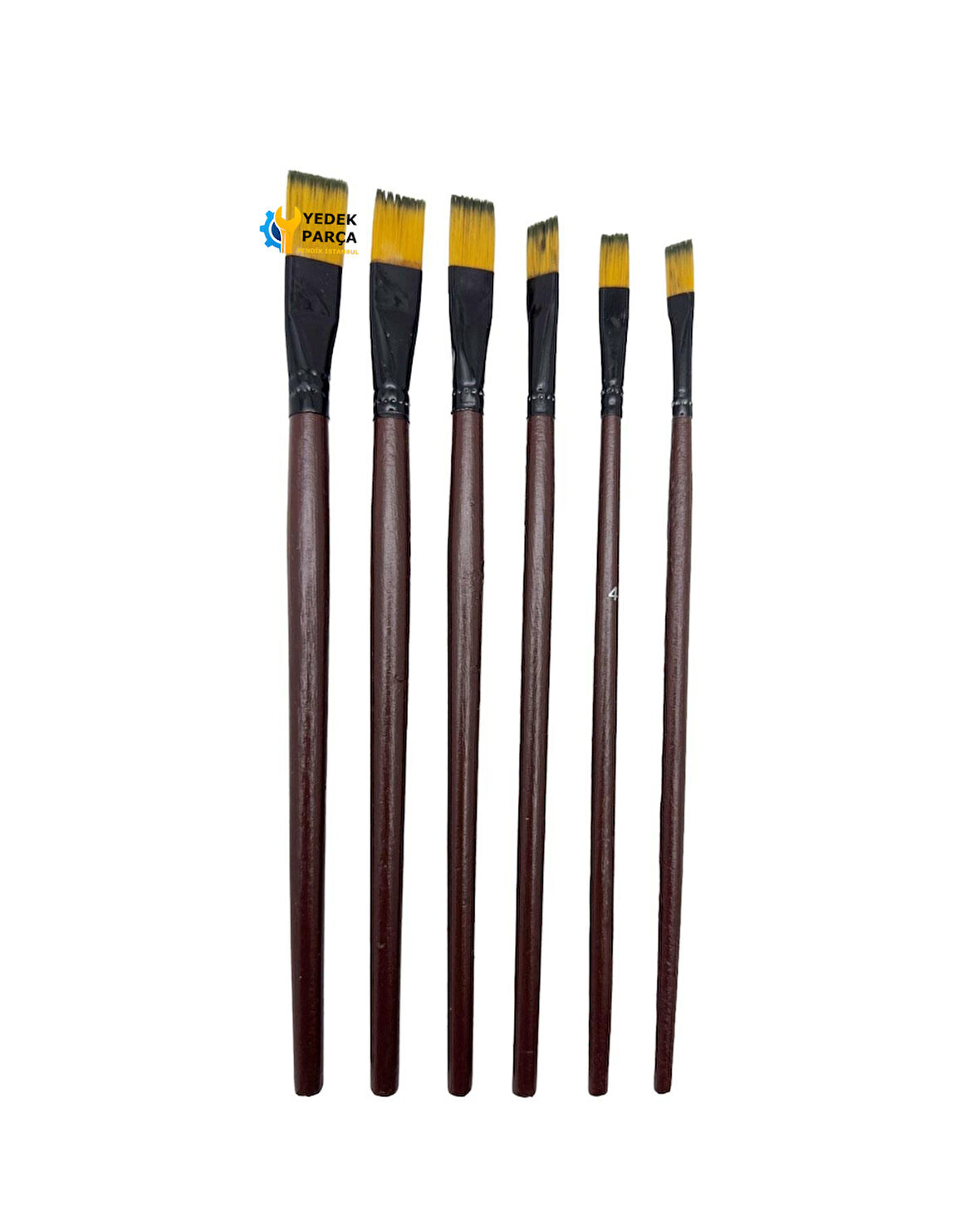 Sentetik Akrilik Ve Yağlı Boya Fırça Seti 6'lı