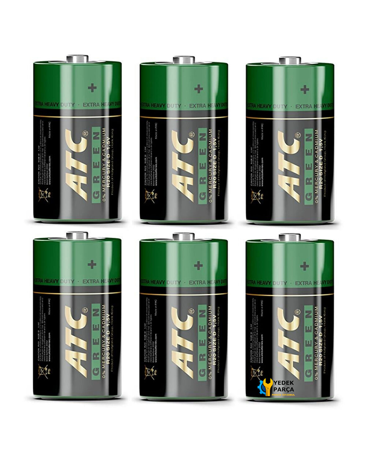 Atc Büyük (D Boy) Pil 6LI