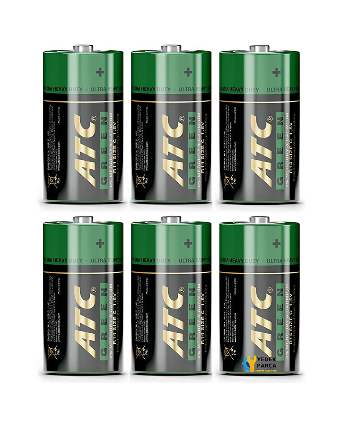 Atc Orta (C Boy) Pil 6lı