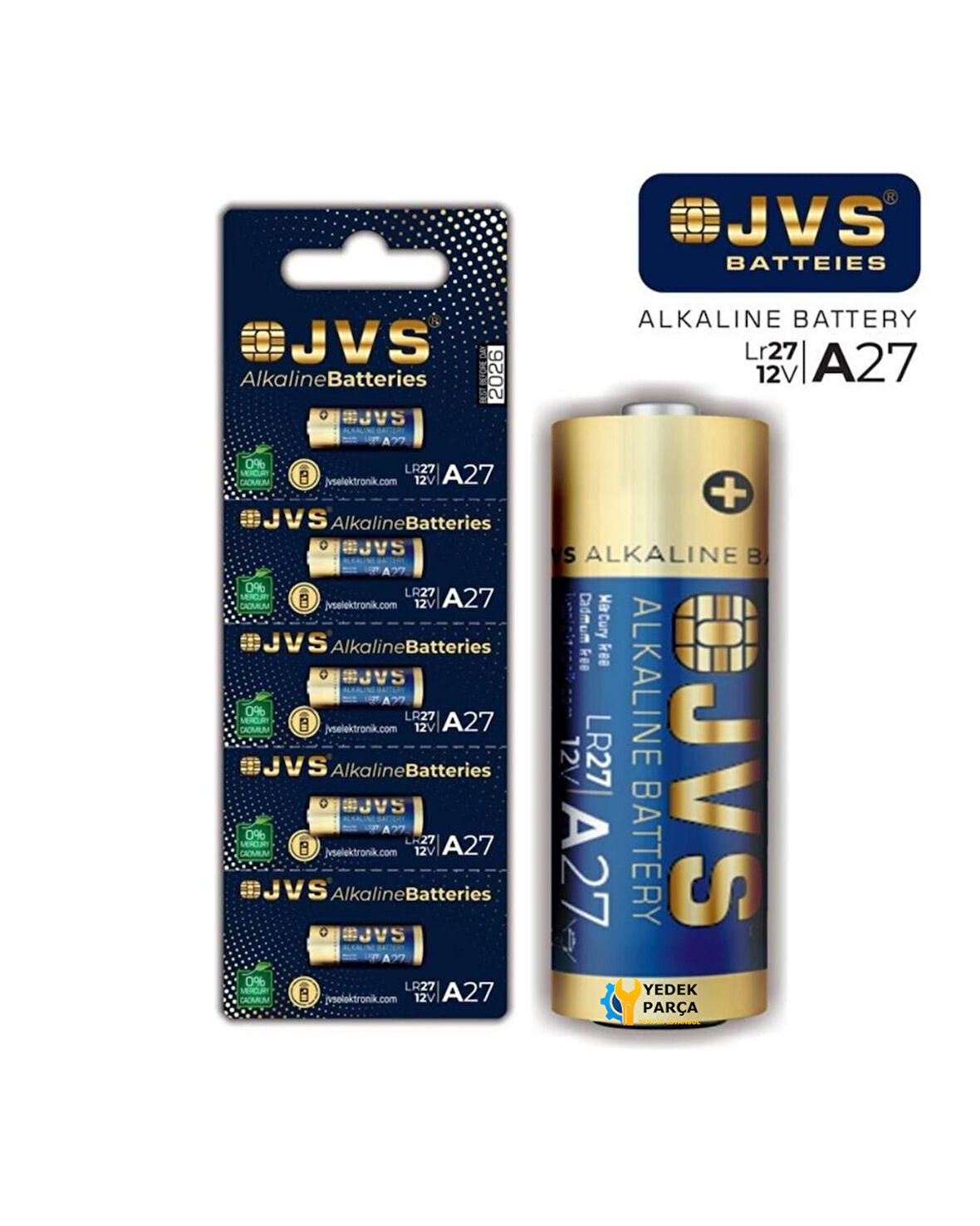 Jvs A27 LR27 12v Pil 5Lİ