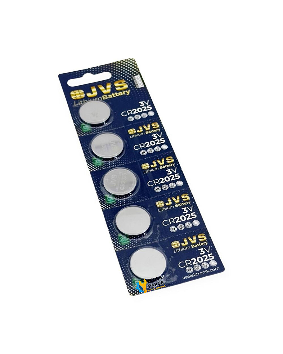 Jvs CR2025 Düğme Pil 5li