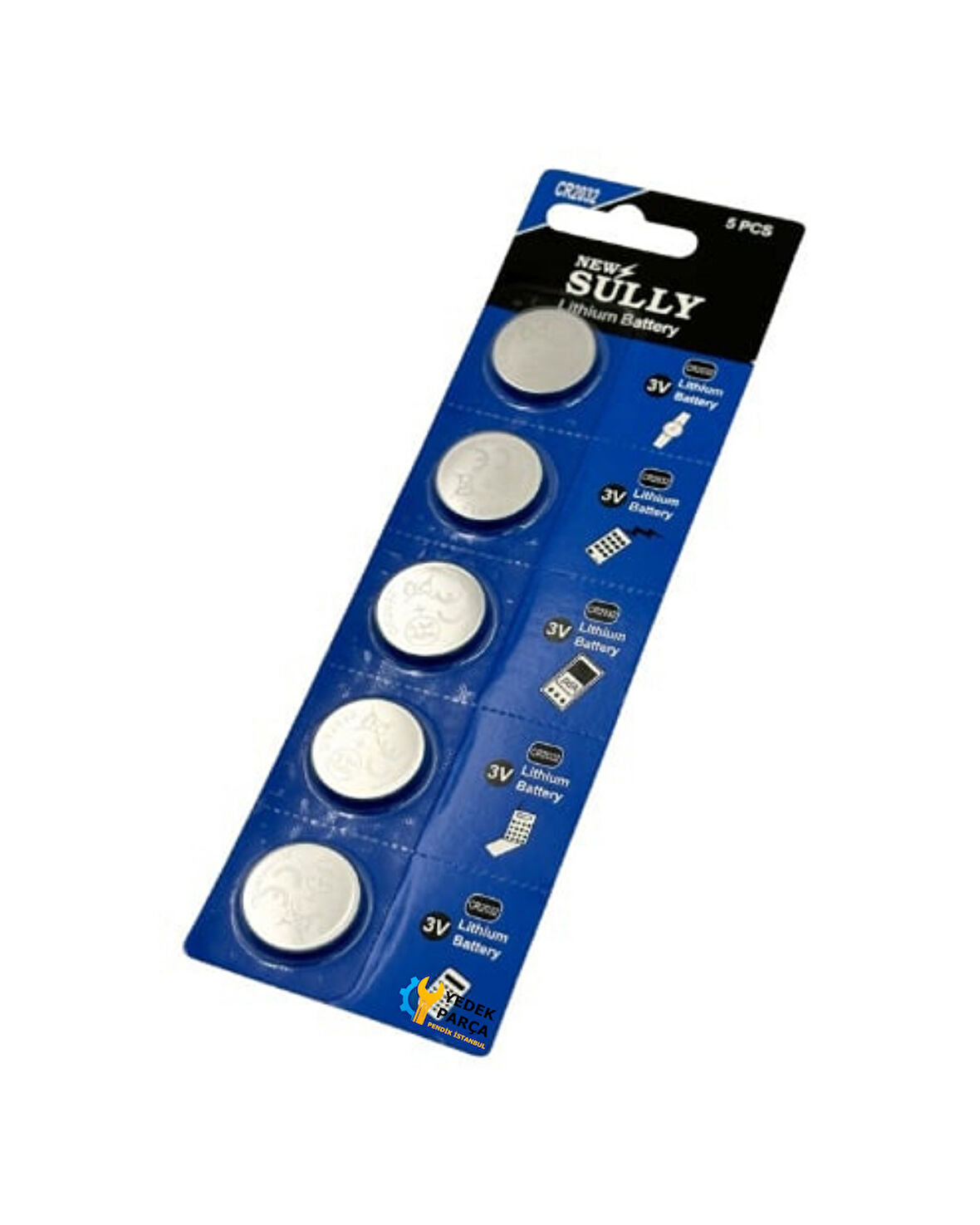 SULLY CR2032 Düğme Pil 5li
