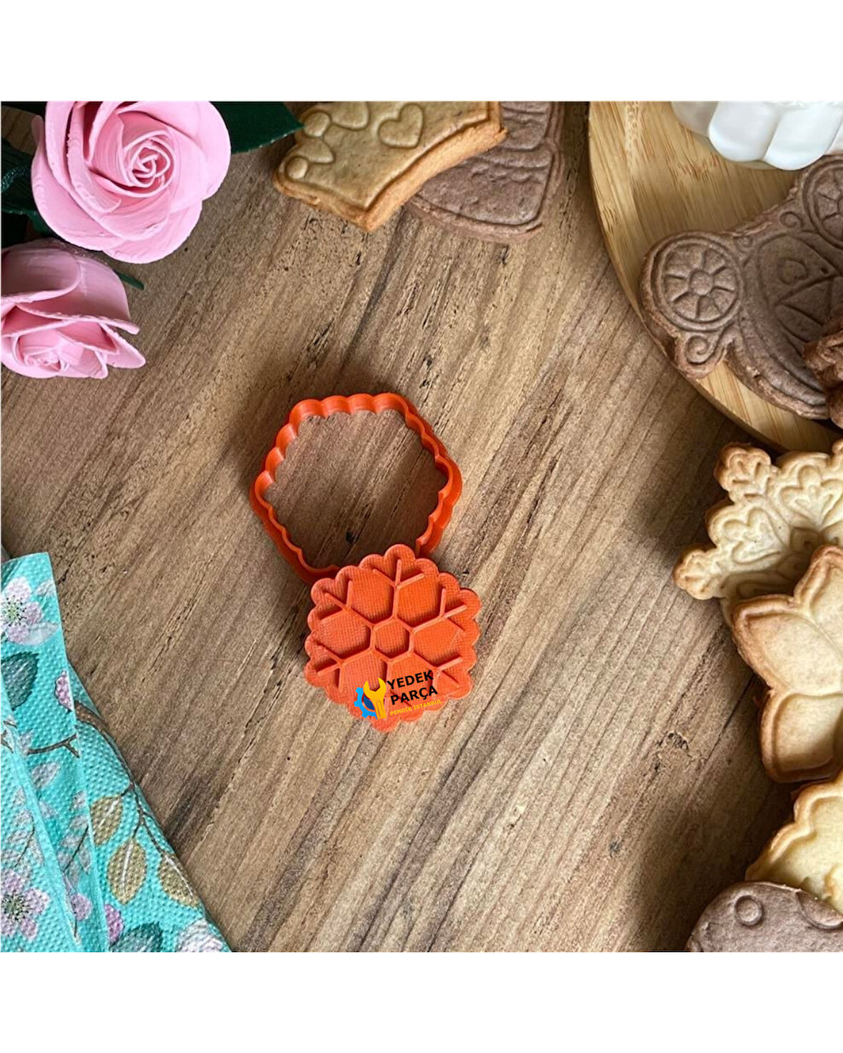 Gıda Uyumlu Özel Tasarım Kurabiye Kalıbı ve Şekillendirici - KRB0009