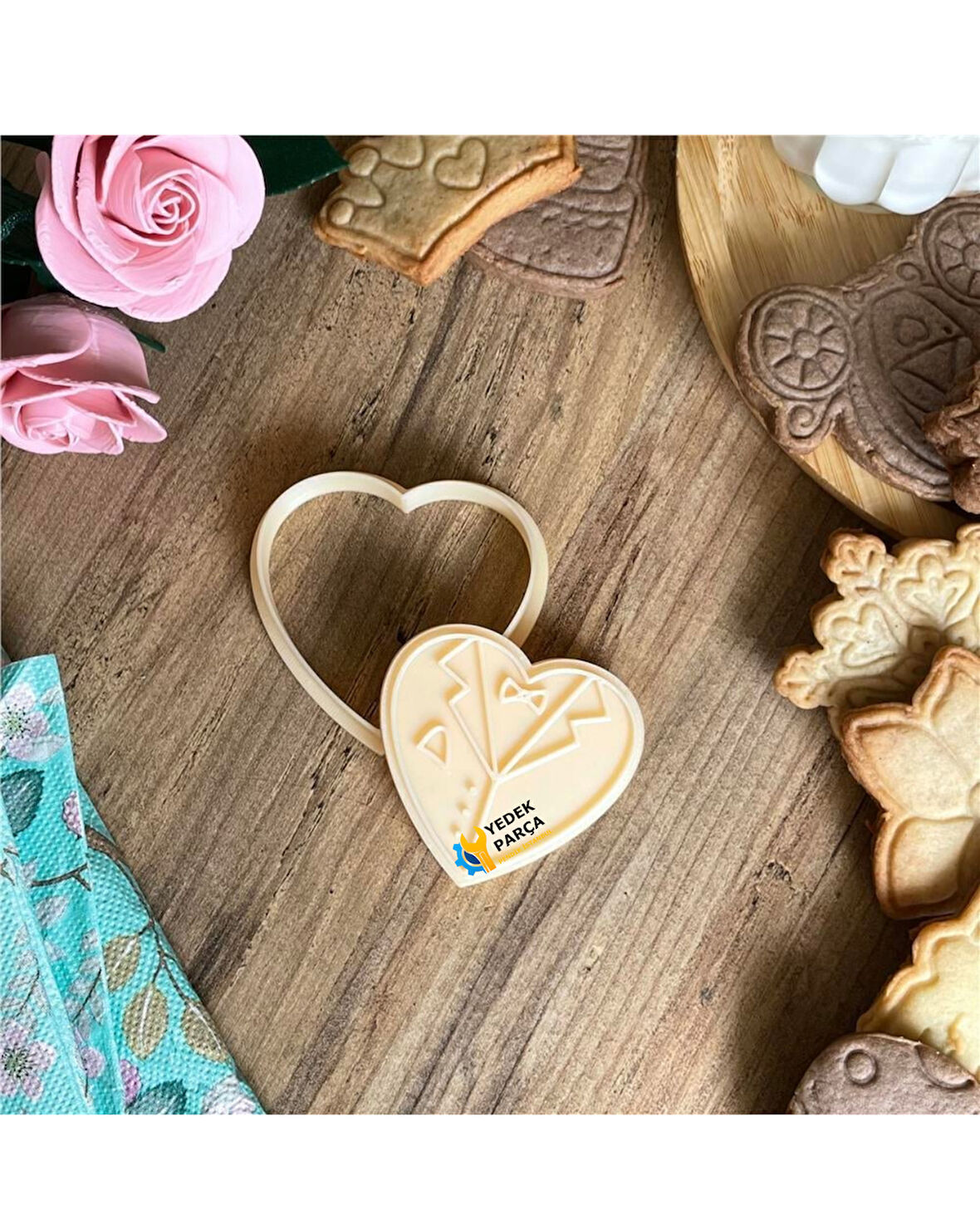 Gıda Uyumlu Özel Tasarım Kurabiye Kalıbı ve Şekillendirici - KRB0039