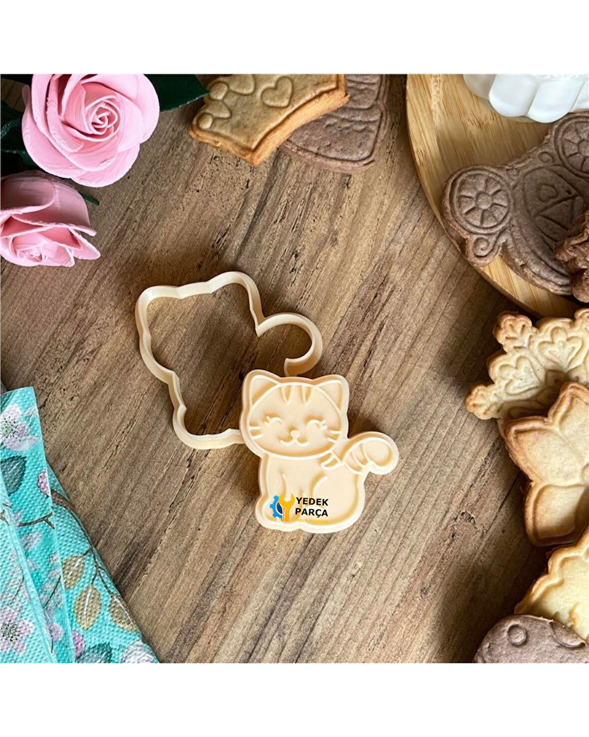 Gıda Uyumlu Özel Tasarım Kurabiye Kalıbı ve Şekillendirici - KRB0058