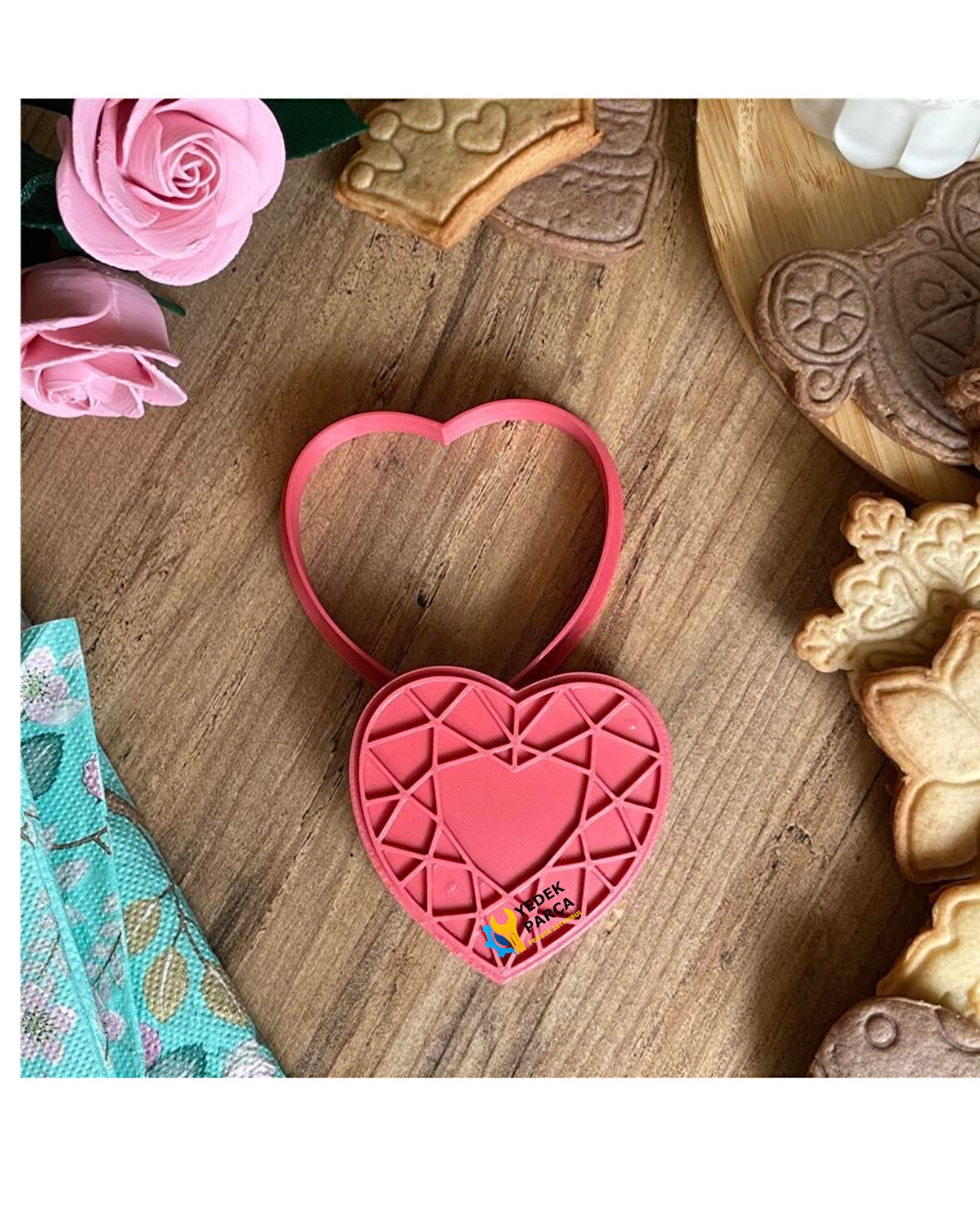 Gıda Uyumlu Özel Tasarım Kurabiye Kalıbı ve Şekillendirici - KRB0073