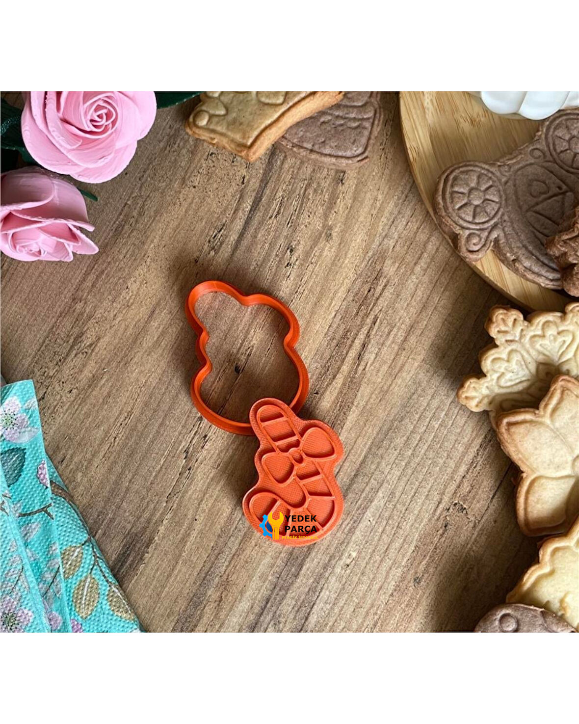 Gıda Uyumlu Özel Tasarım Kurabiye Kalıbı ve Şekillendirici - KRB0093