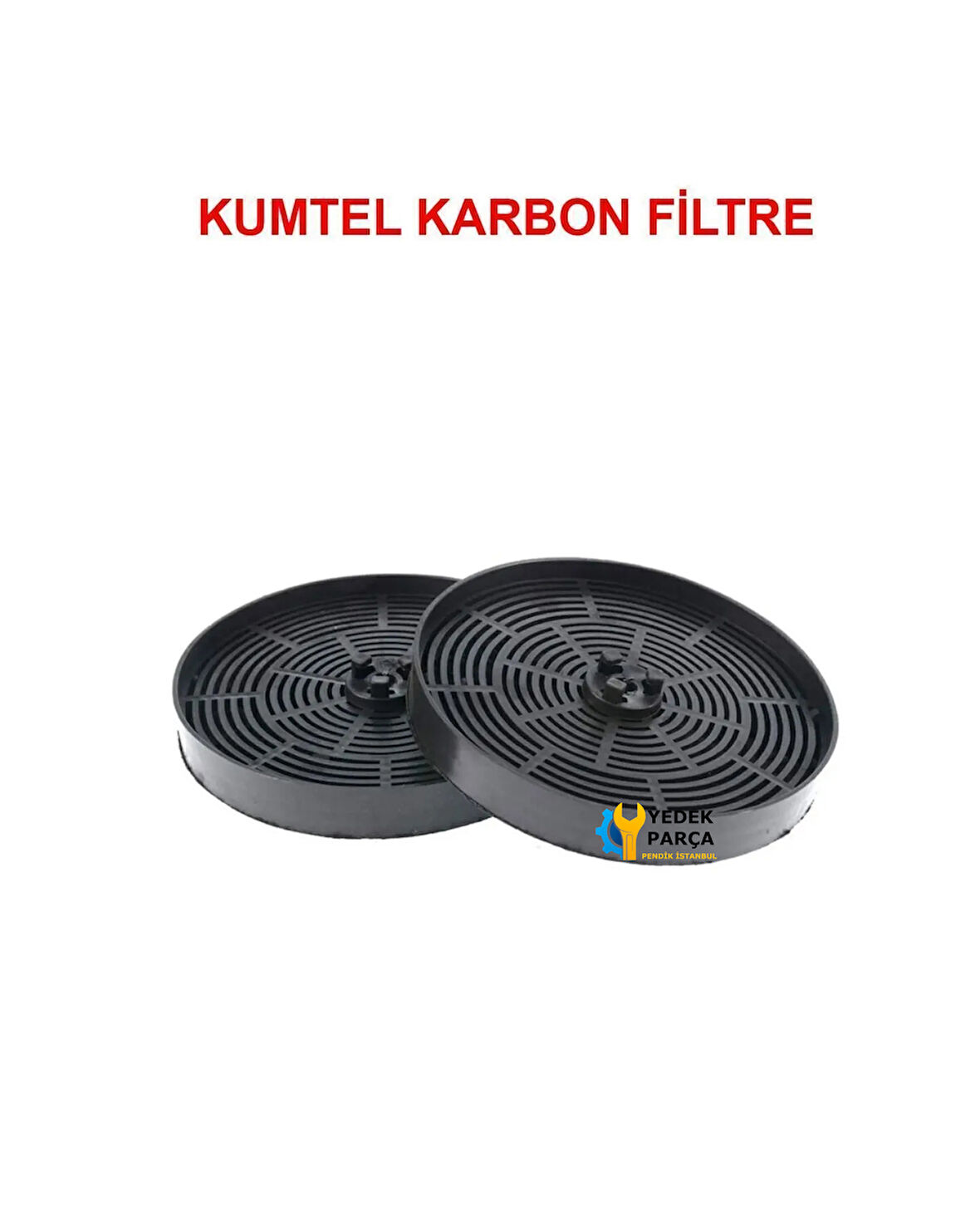 Kumtel | Aspiratör & Davlumbaz Karbon Filtresi | 13cm