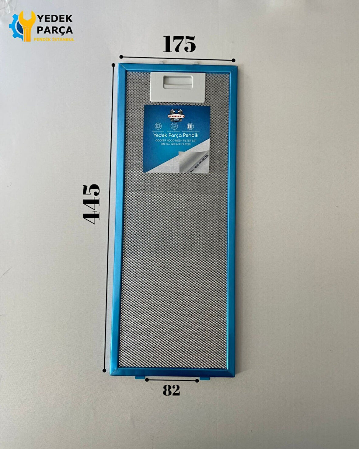 Neff: D4644X0GB | 175x445 mm | Aspiratör & Davlumbaz Tel Yağ Filtresi | Model: 00352813 | 17,5x44,5 cm