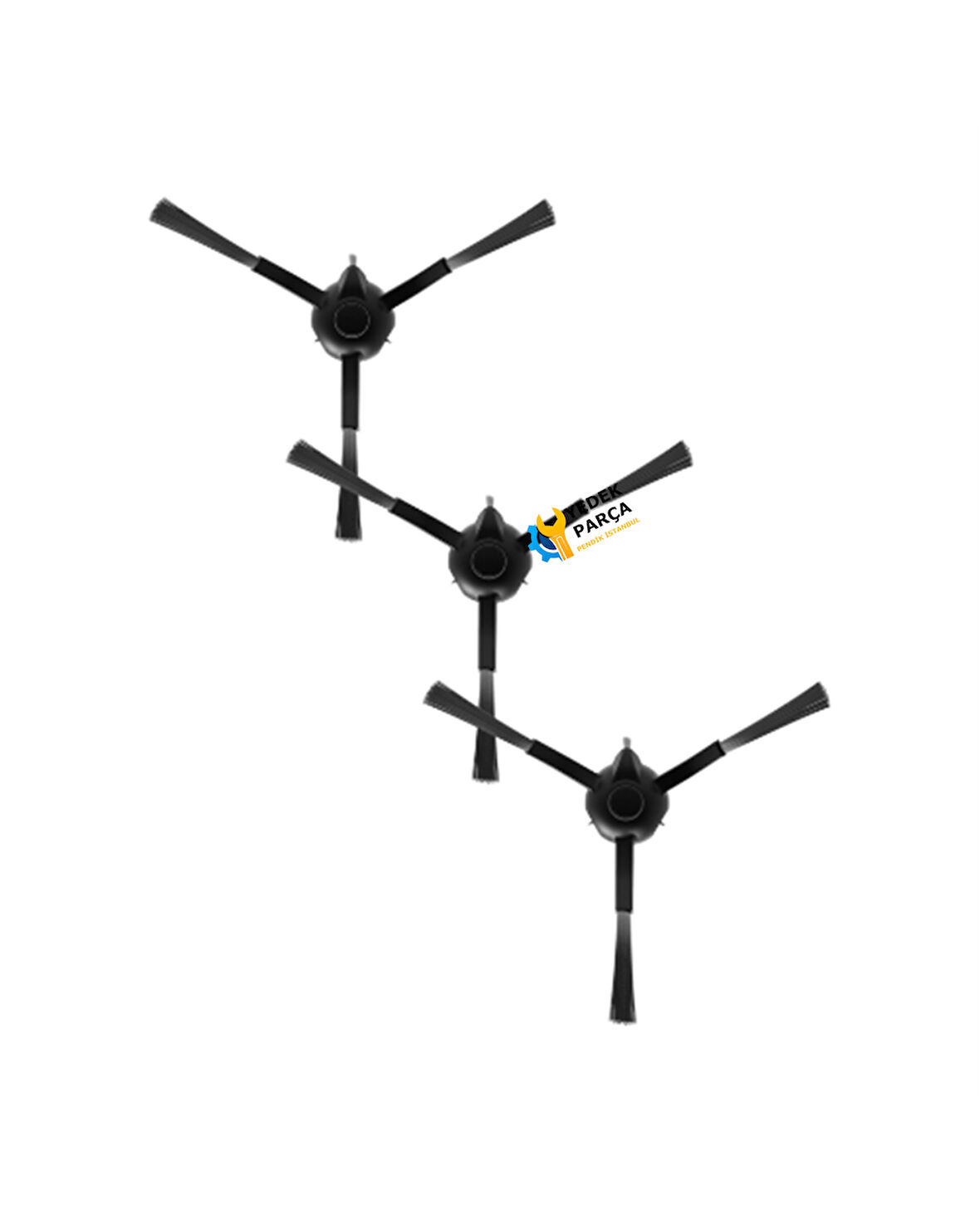 Beko Uyumlu RS 8121 Robot Süpürge Yan Fırçası 3 Adet