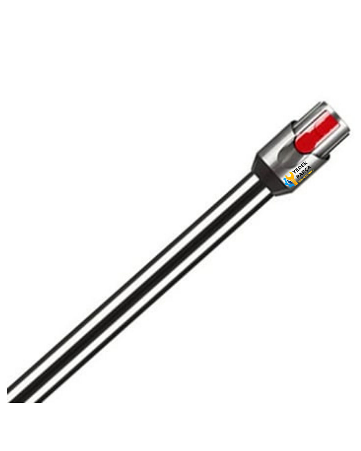 Dyson Uyumlu V12 Detect Dik Süpürge Borusu Siyah - Alüminyum