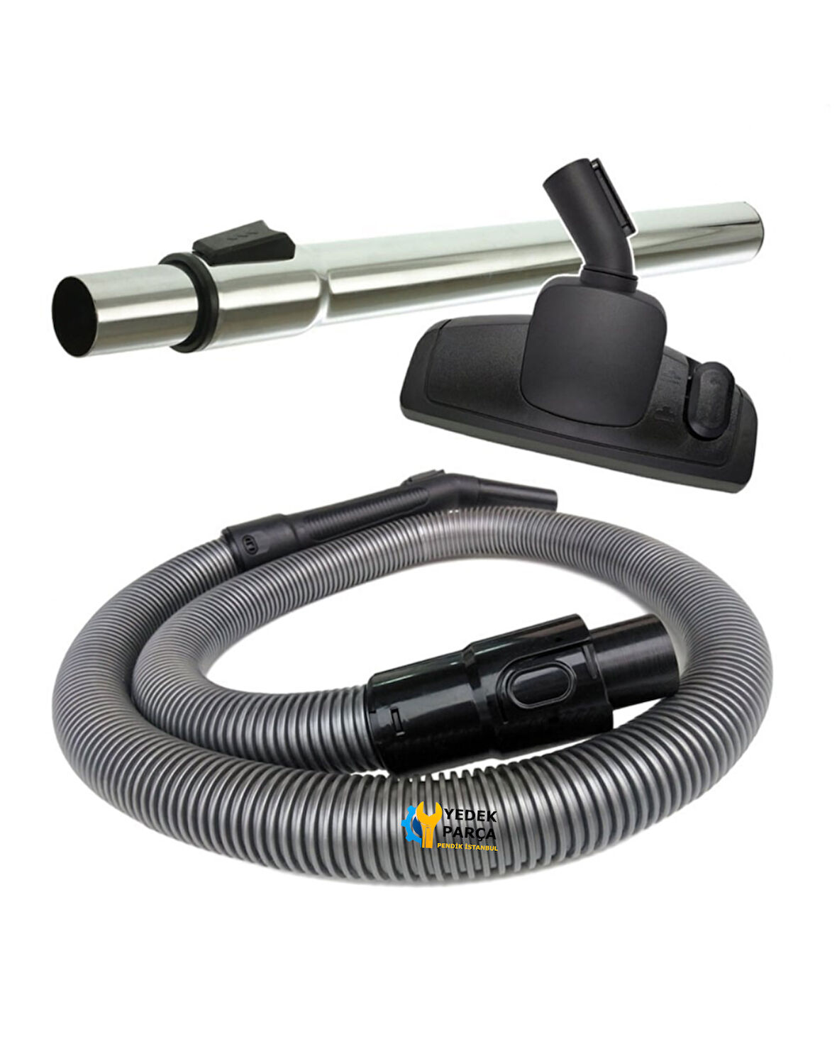 Karaca Uyumlu Vantuz 5 White Süpürge Hortumu Başlığı Borusu