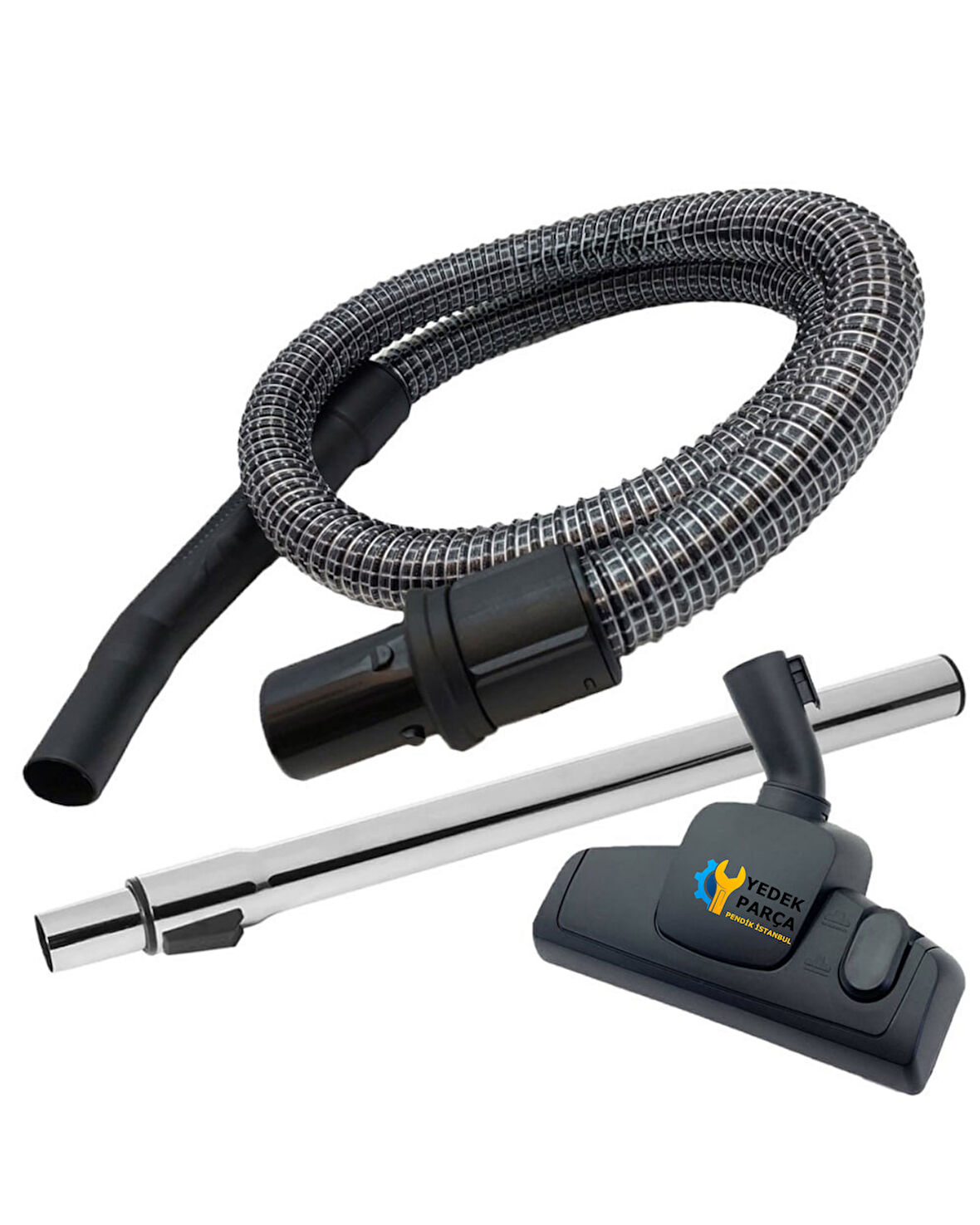 Nilfisk Uyumlu Extreme Eco Süpürge Çelik Telli Emiş Hortumu Başlığı Borusu