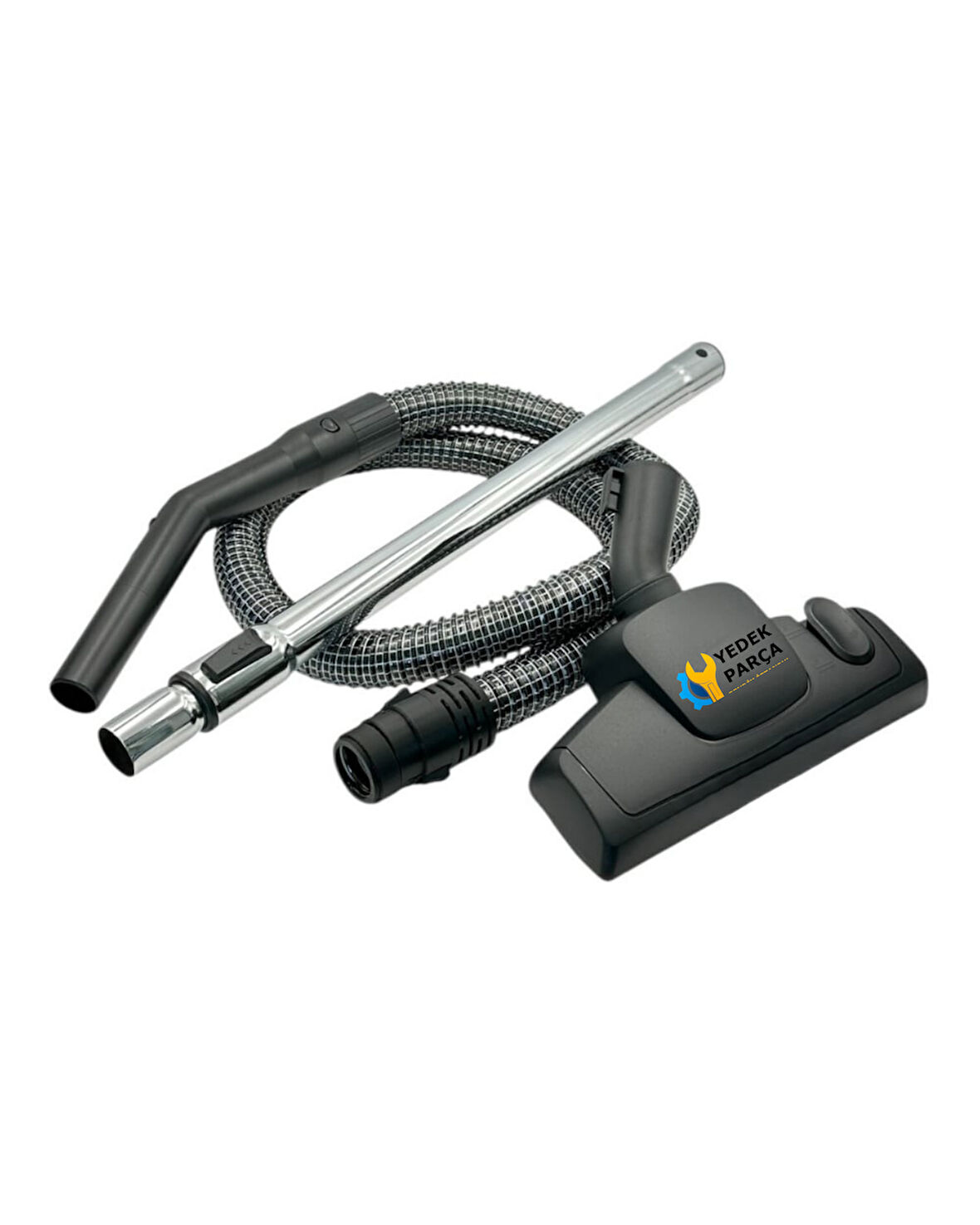 Miele Uyumlu Classic C1 Powerline Süpürge Çelik Telli Hortumu, Başlık ve Boru Seti