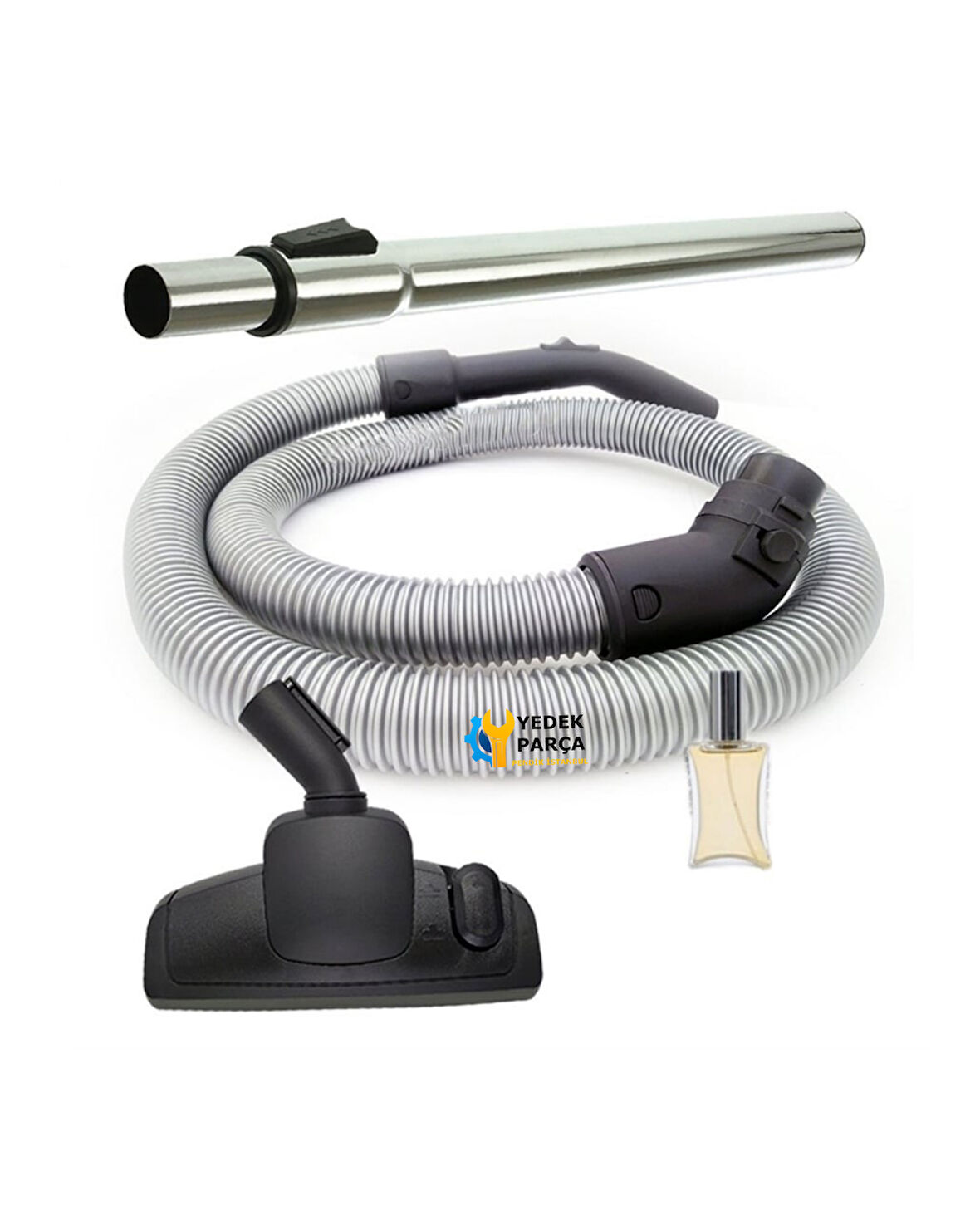 Fantom Uyumlu Canister DC 2800 Elektrikli Süpürge Hortumu Emici Yer Başlığı Teleskopik Boru Hediyeli