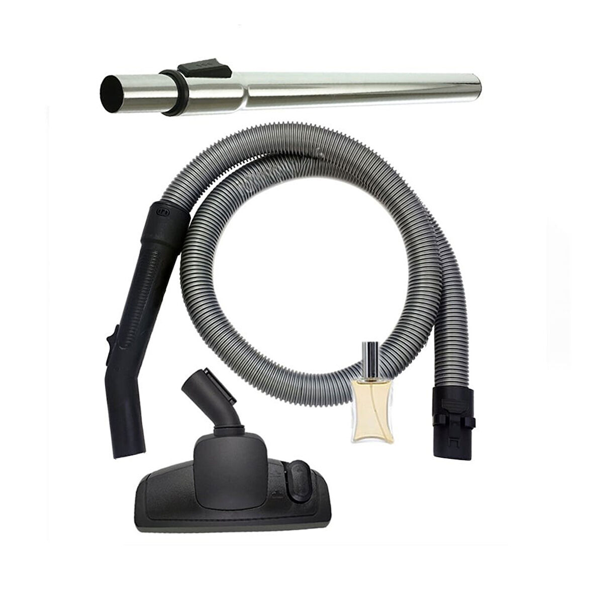 Samsung Uyumlu SC 6550 Elektrikli Süpürge Hortumu Emici Yer Başlığı Teleskopik Boru Hediyeli