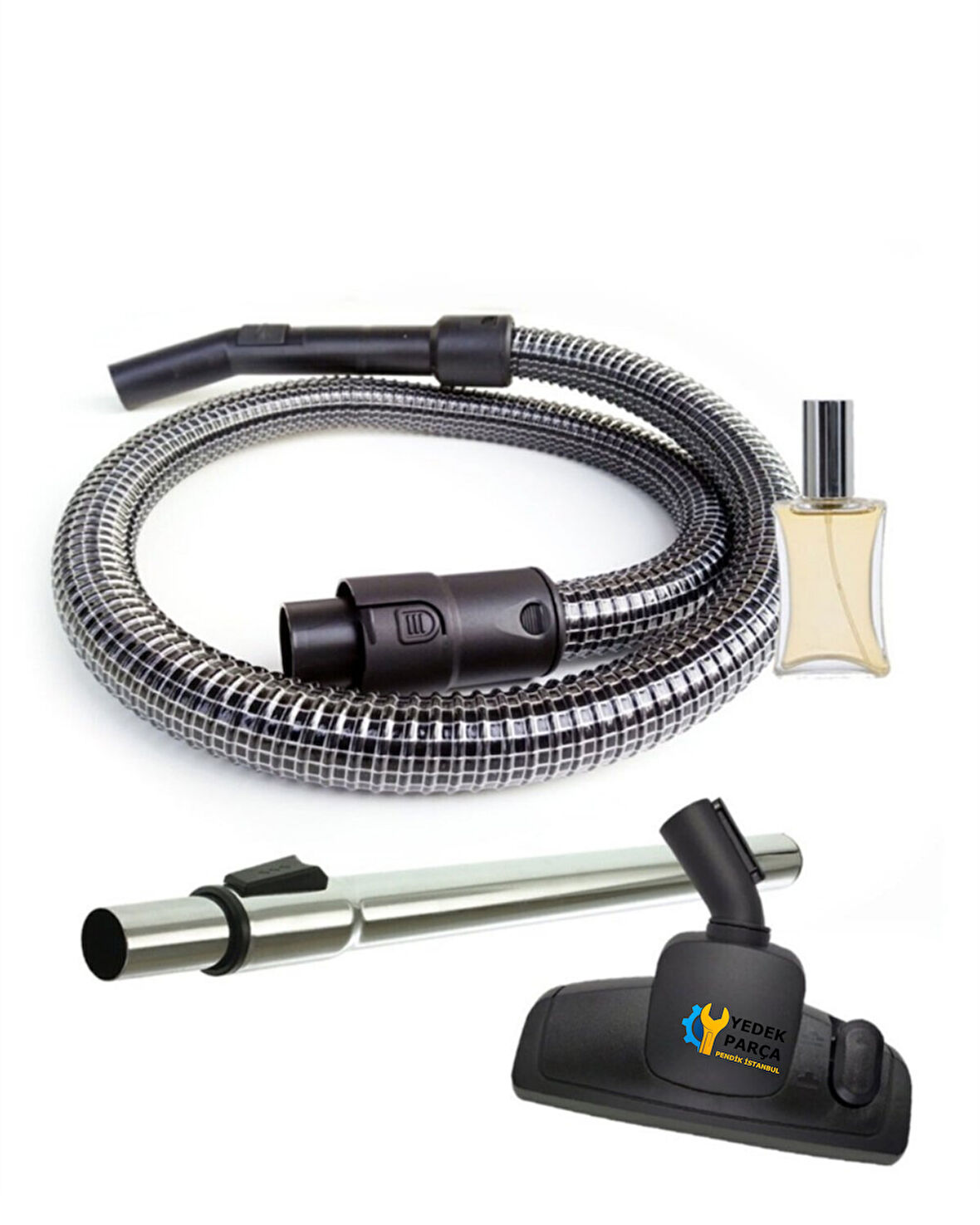 Philips Uyumlu FC 9323 PowerPro Active Çelik Telli Hortumu Başlık Boru Hediyeli