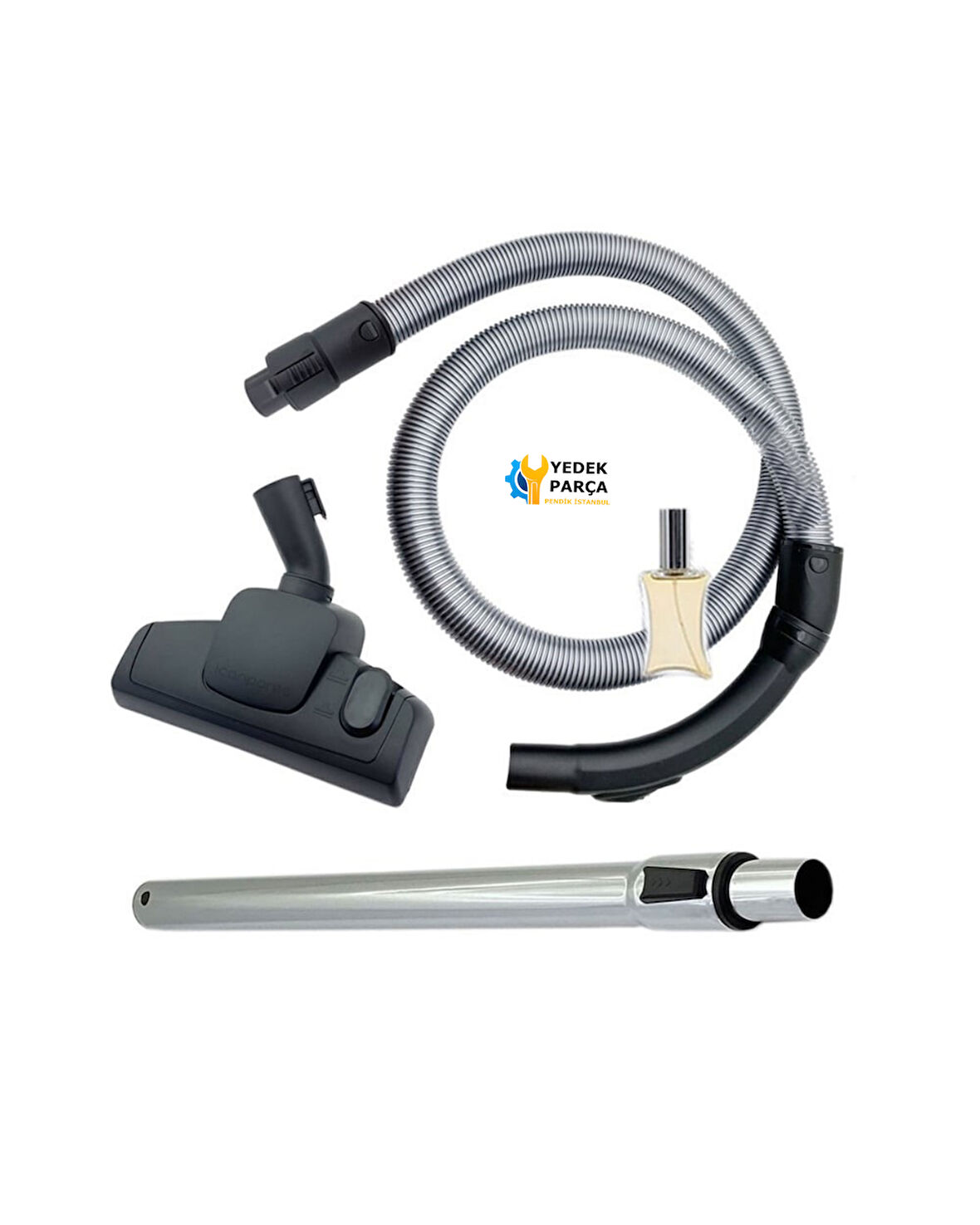 Beko Uyumlu BKS 1245 Süpürge Katlanmaz Dayanıklı Güçlü Hortumu Seti Hediyeli