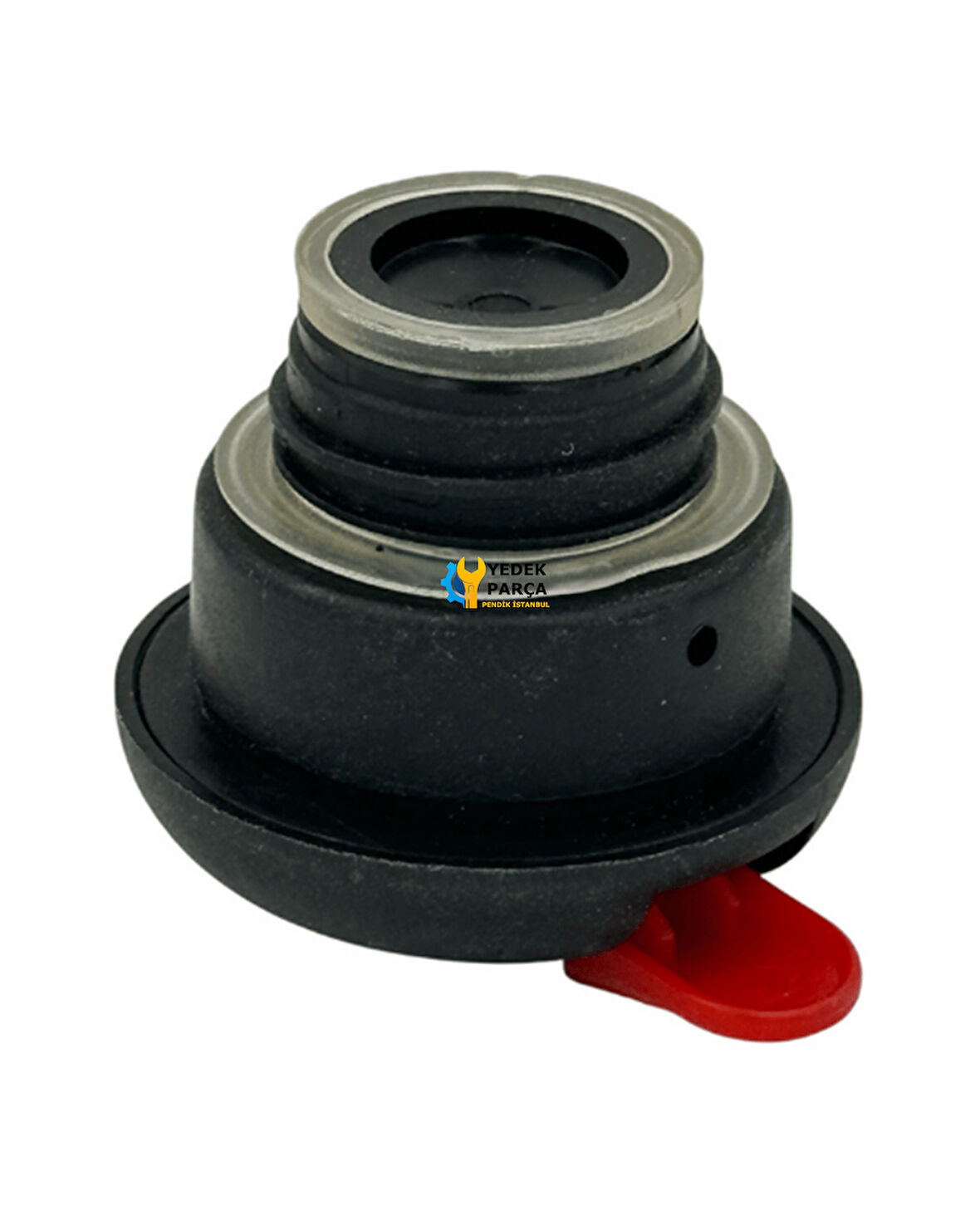 Termos Kapağı Kırmızı Kulplu Yedek Kapak, Penguen Uyumlu