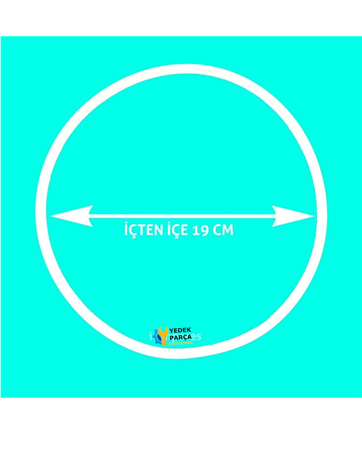 Taç Uyumlu Düdüklü Tencere Kapak Contası 19 cm Beyaz