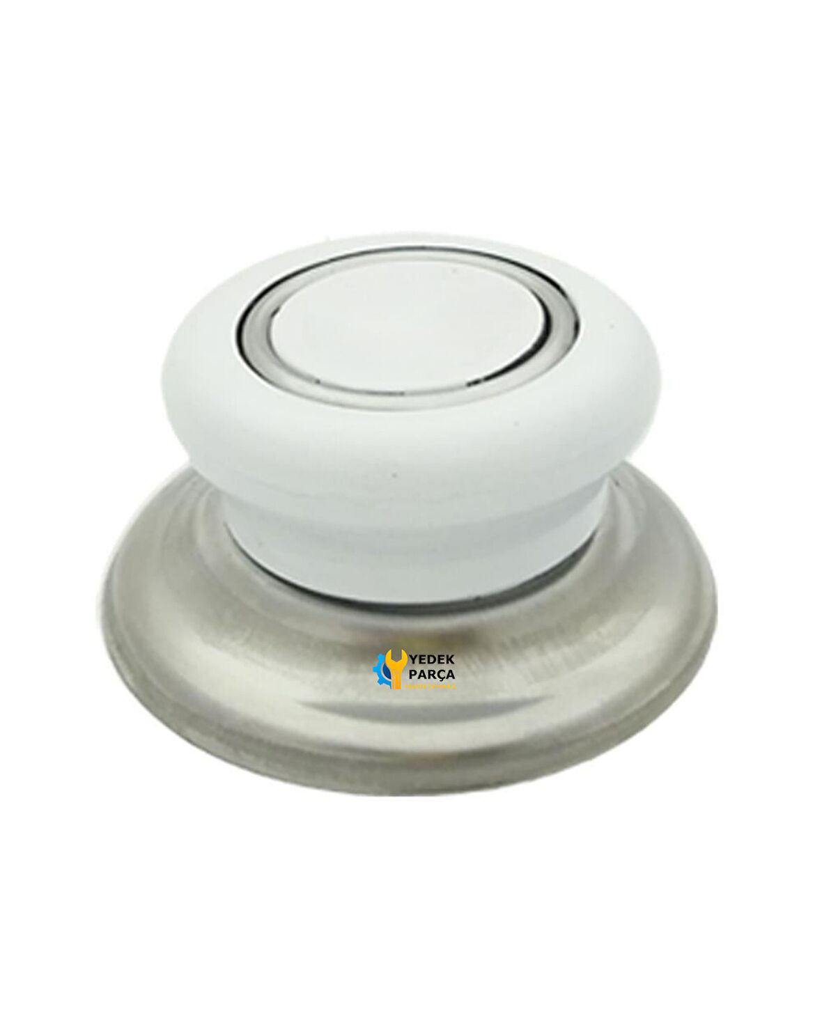 Tencere Kapak Tepesi Tava Sahan Kapağı Kulbu 1 Adet Beyaz