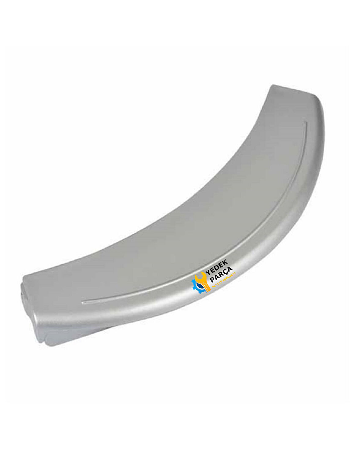 Bosch Uyumlu WAE28424 Çamaşır Makinesi Yarım Ay Kapak Mandal Tutamağı GRİ