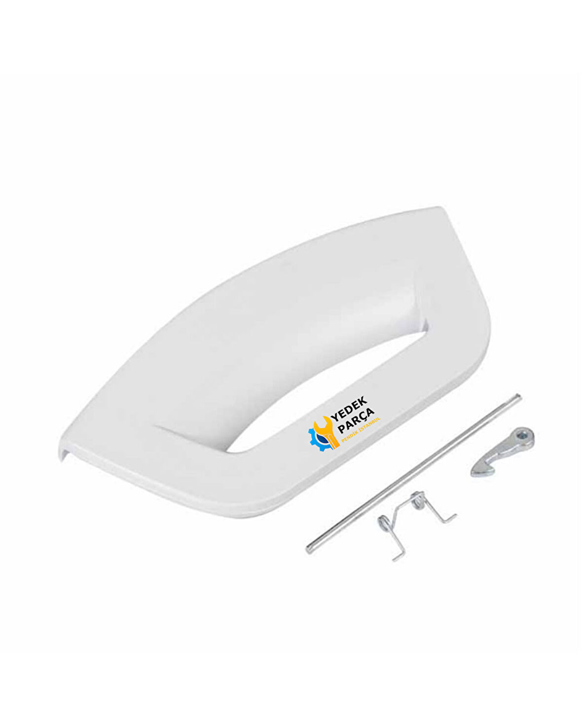 Ariston Hotpoint Uyumlu indesit WMAQF 641PUK.M Çamaşır Makinesi Kapak Mandal Tutamağı BEYAZ