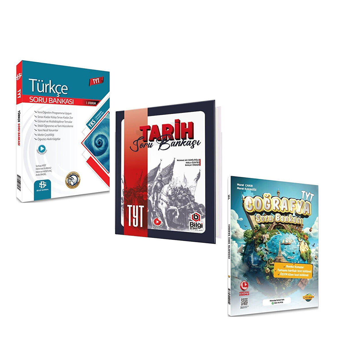 Bilgi Sarmal TYT Türkçe Bilgi Arşivi Tarih ve Coğrafya Kurmesi Coğrafya Soru Bankası Seti 3 Kitap