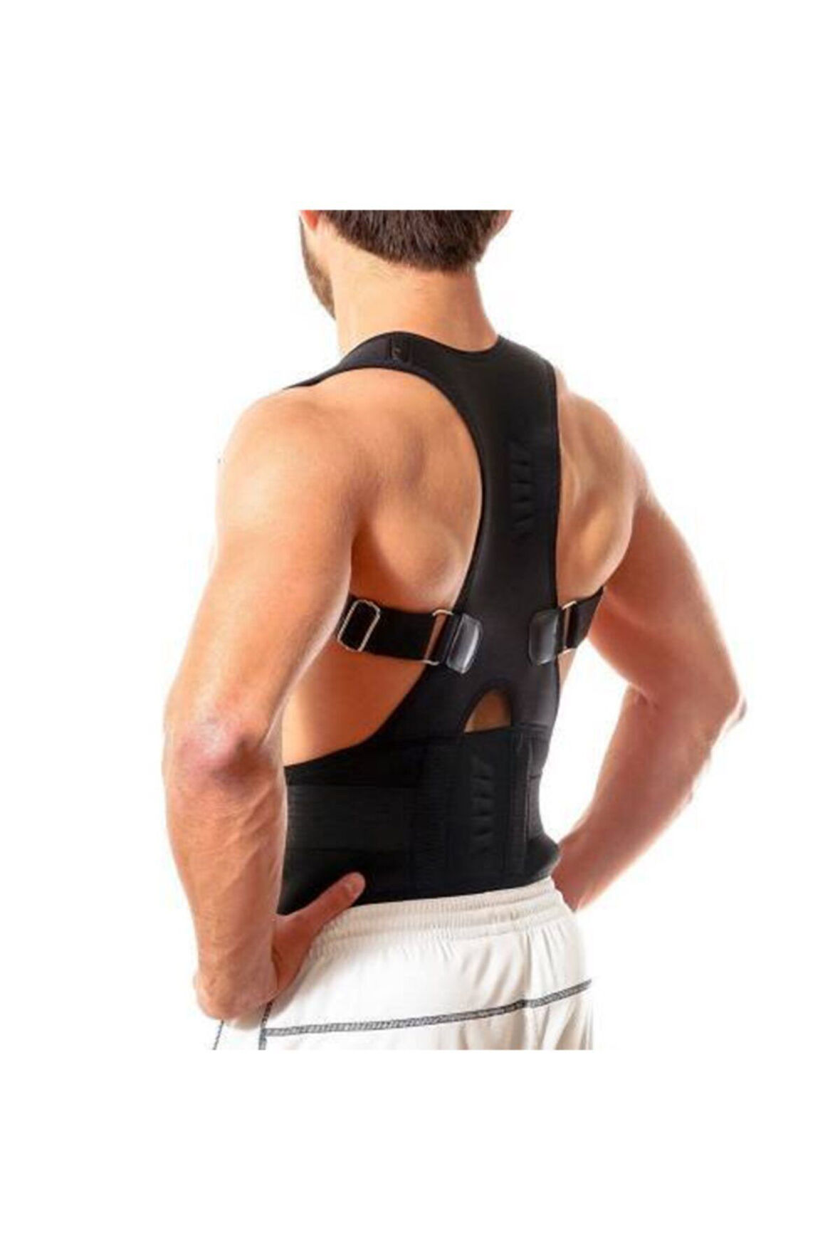 Highconcept Spor Manyetik Bel Koruyucu Korse Kamburluk Dik Duruş Korsesi Dik Duruş Aparatı