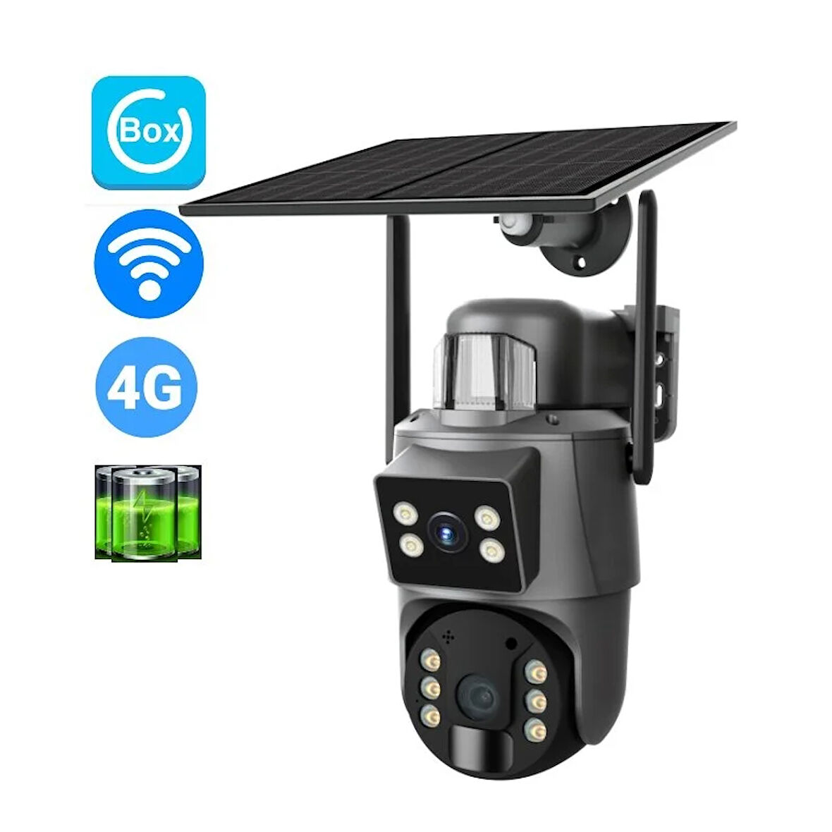 YS-10 SOLAR PRO MAX SOLAR SİM KARTLI İP KAMERA