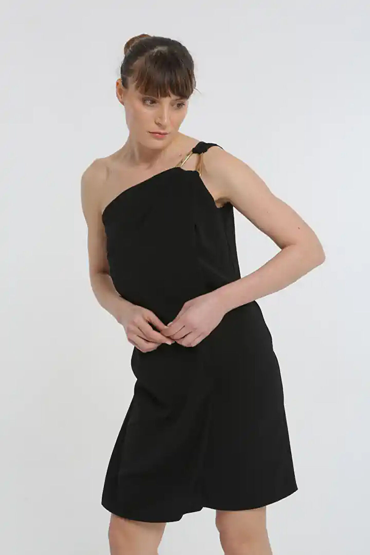 Tek Omuz Kadın Elbise